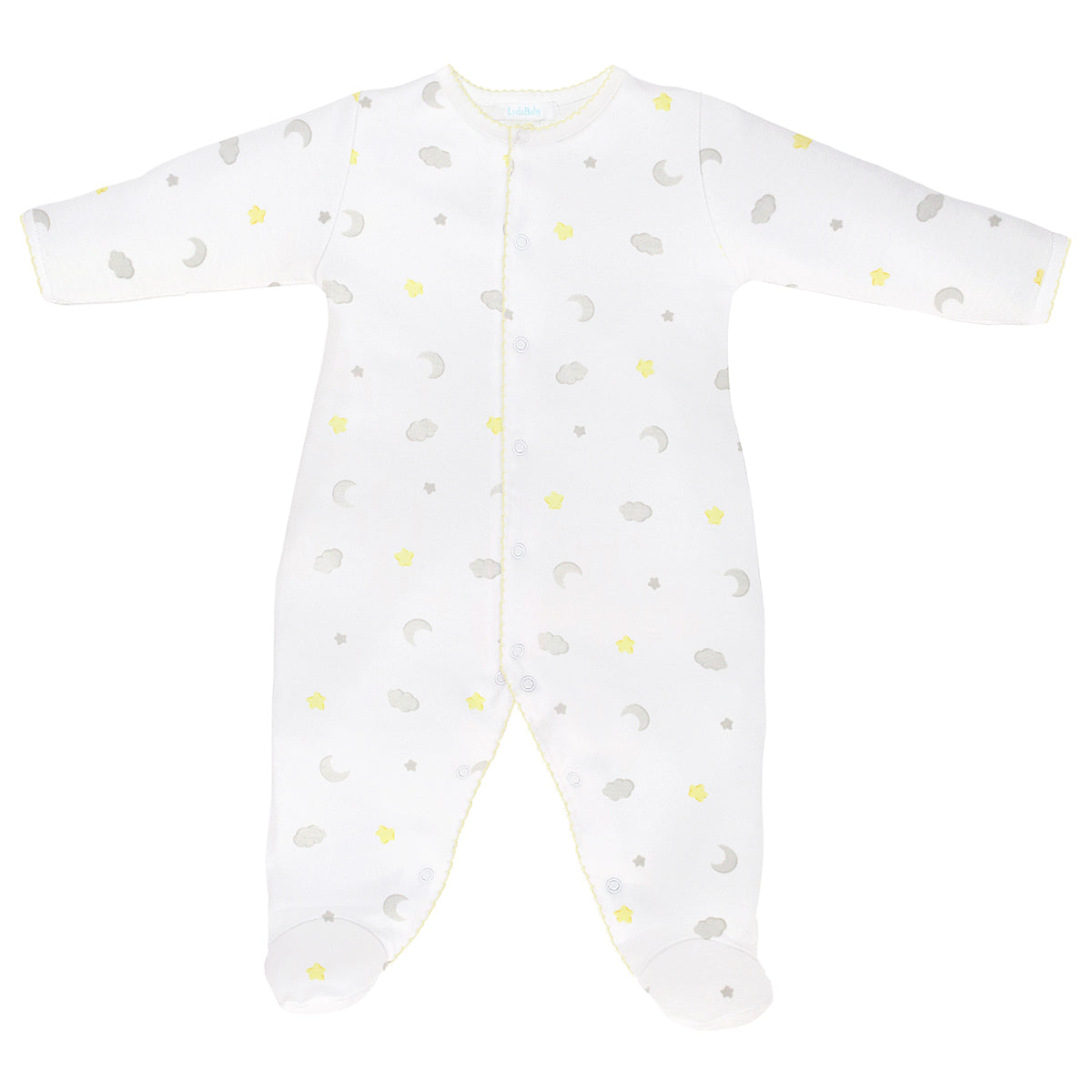 PIMA COTTON SWEET DREAMS PRINT FOOTIE UNISEX