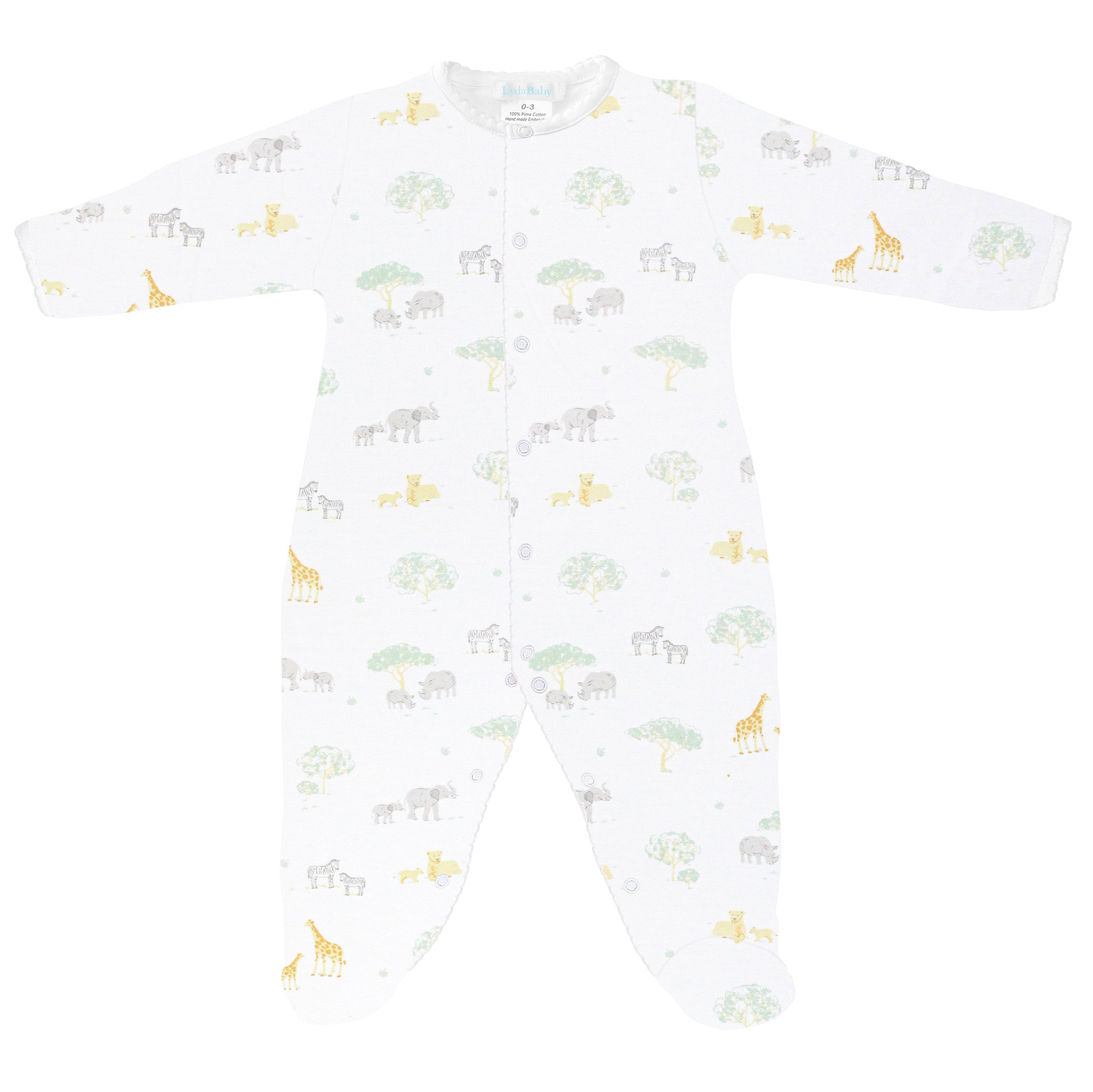 PIMA COTTON Safari Life Printed Footie