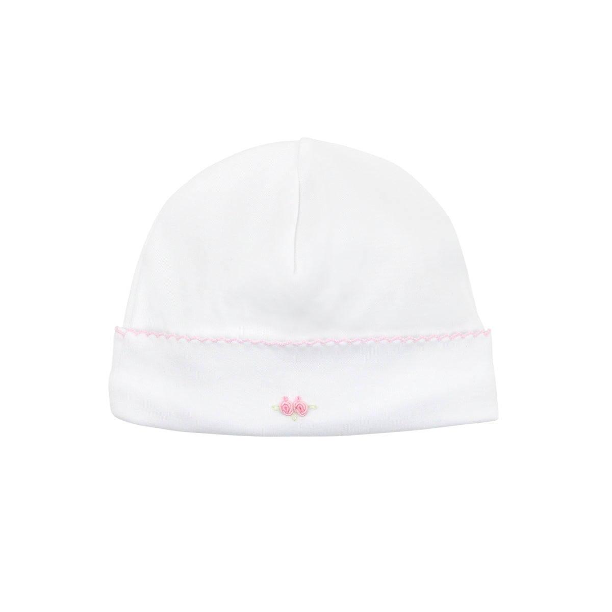 PIMA COTTON Sweet Roses Embroidery Hat