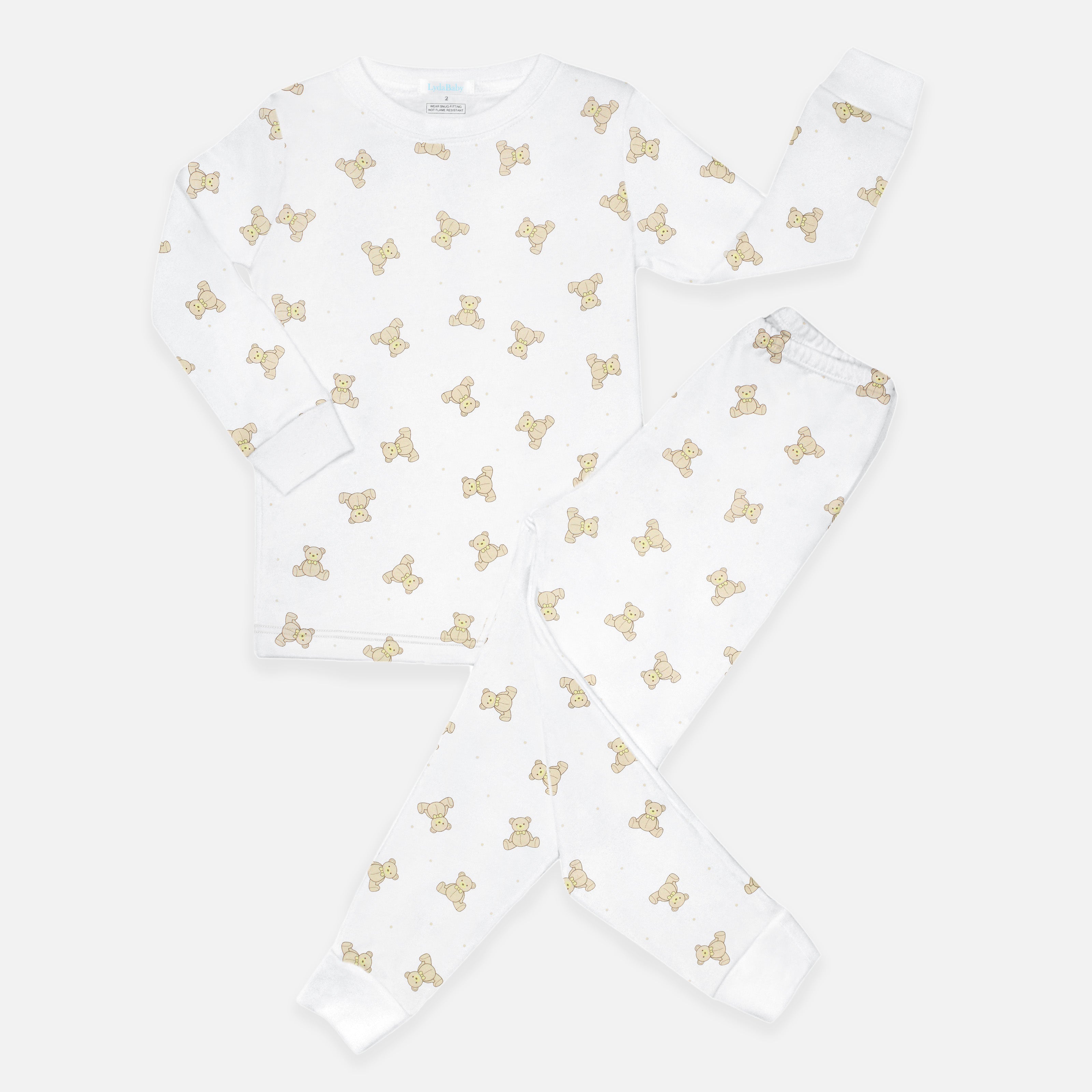 PIMA COTTON Teddy Bear Printed Pajama