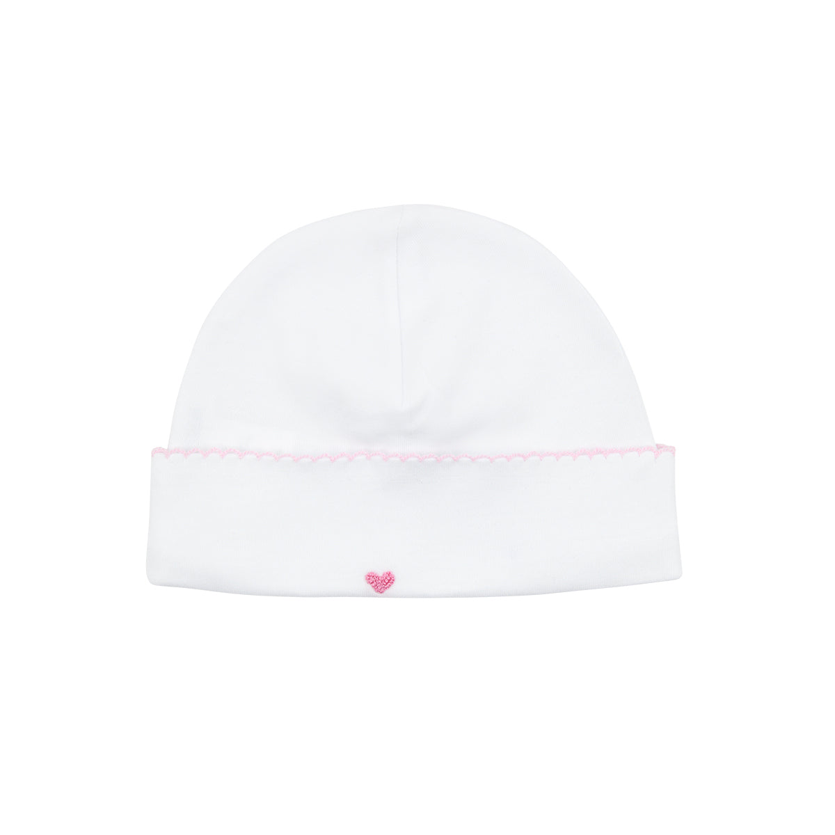 PIMA COTTON Tiny Heart Embroidery Hat