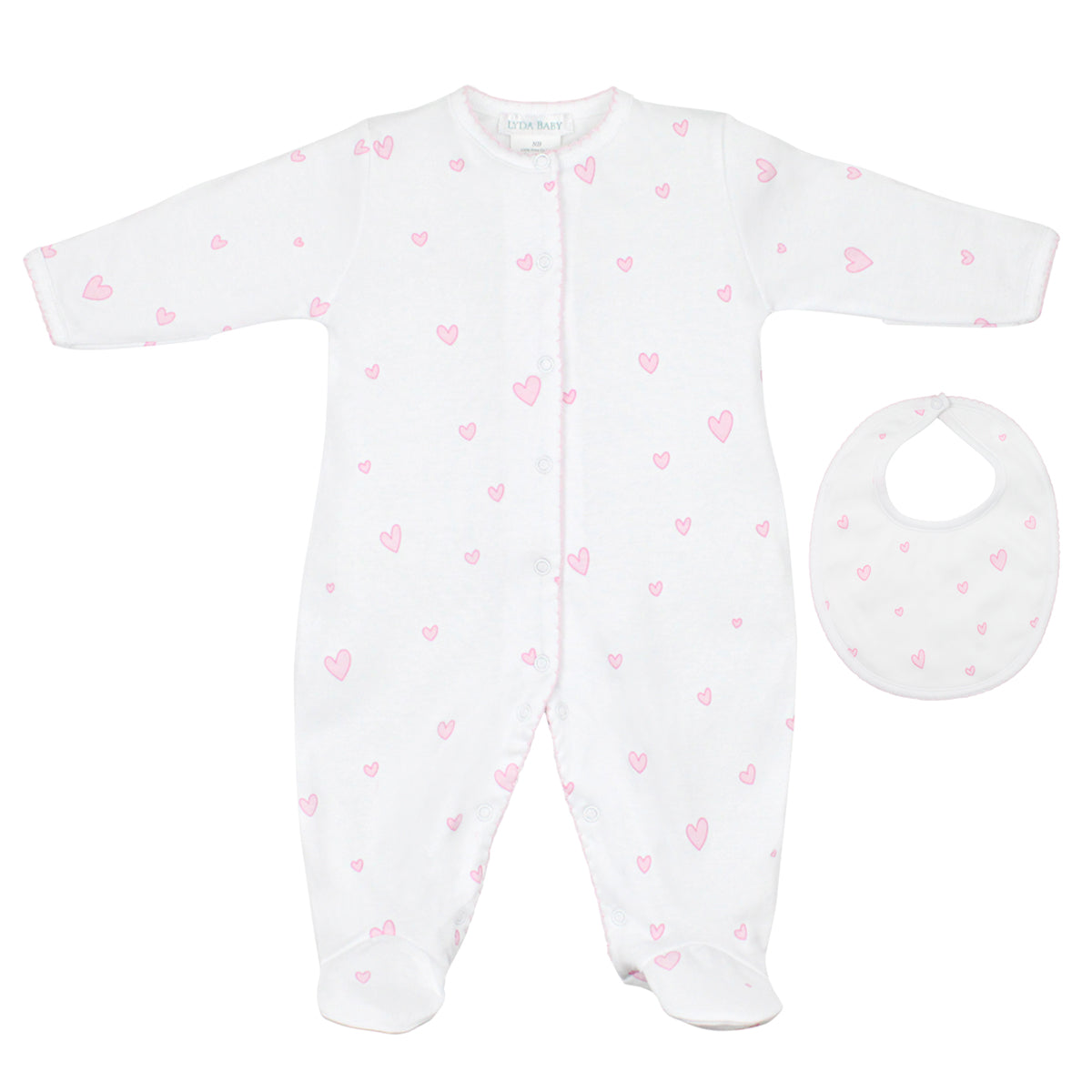 PIMA COTTON Unique Hearts Printed Set 2 Pieces