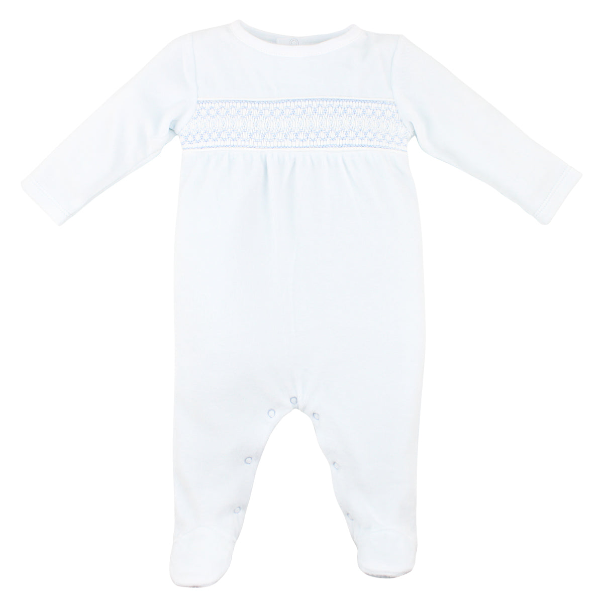 Smock Velour Collection  Footie |  Baby Boy