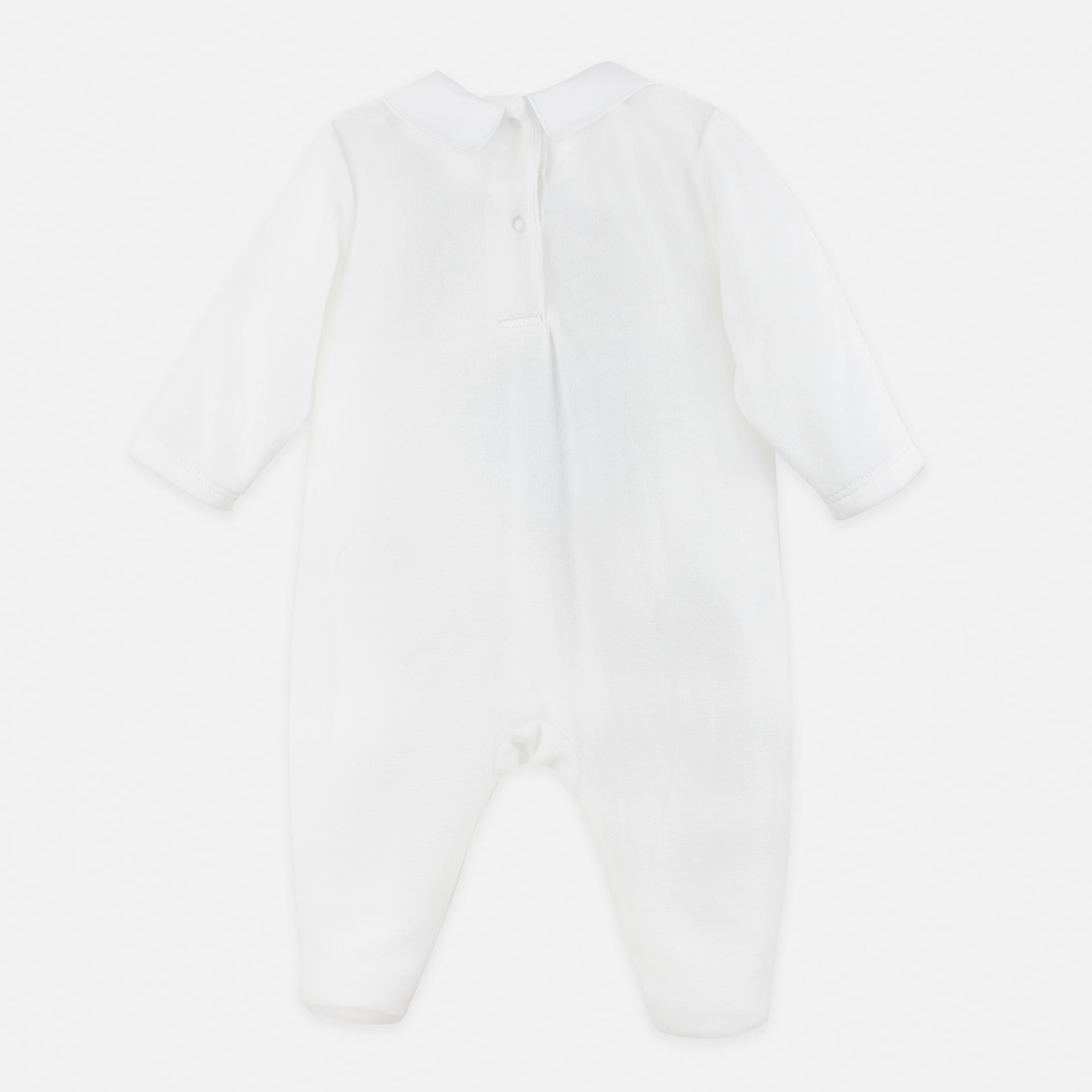 Smock Velour Collection  Footie | Baby Boy