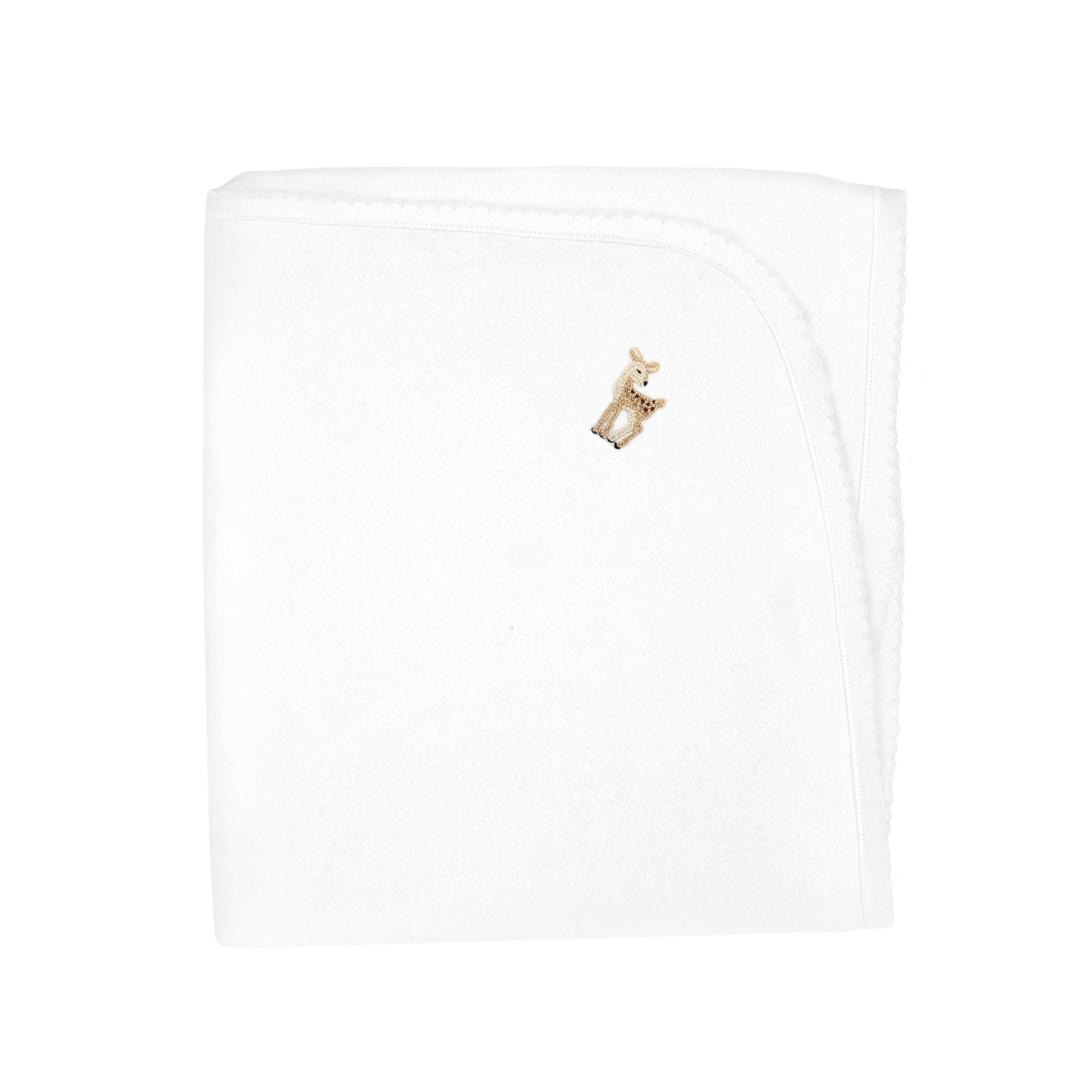 Woodland Friends Embroidery Blanket | Baby Unisex