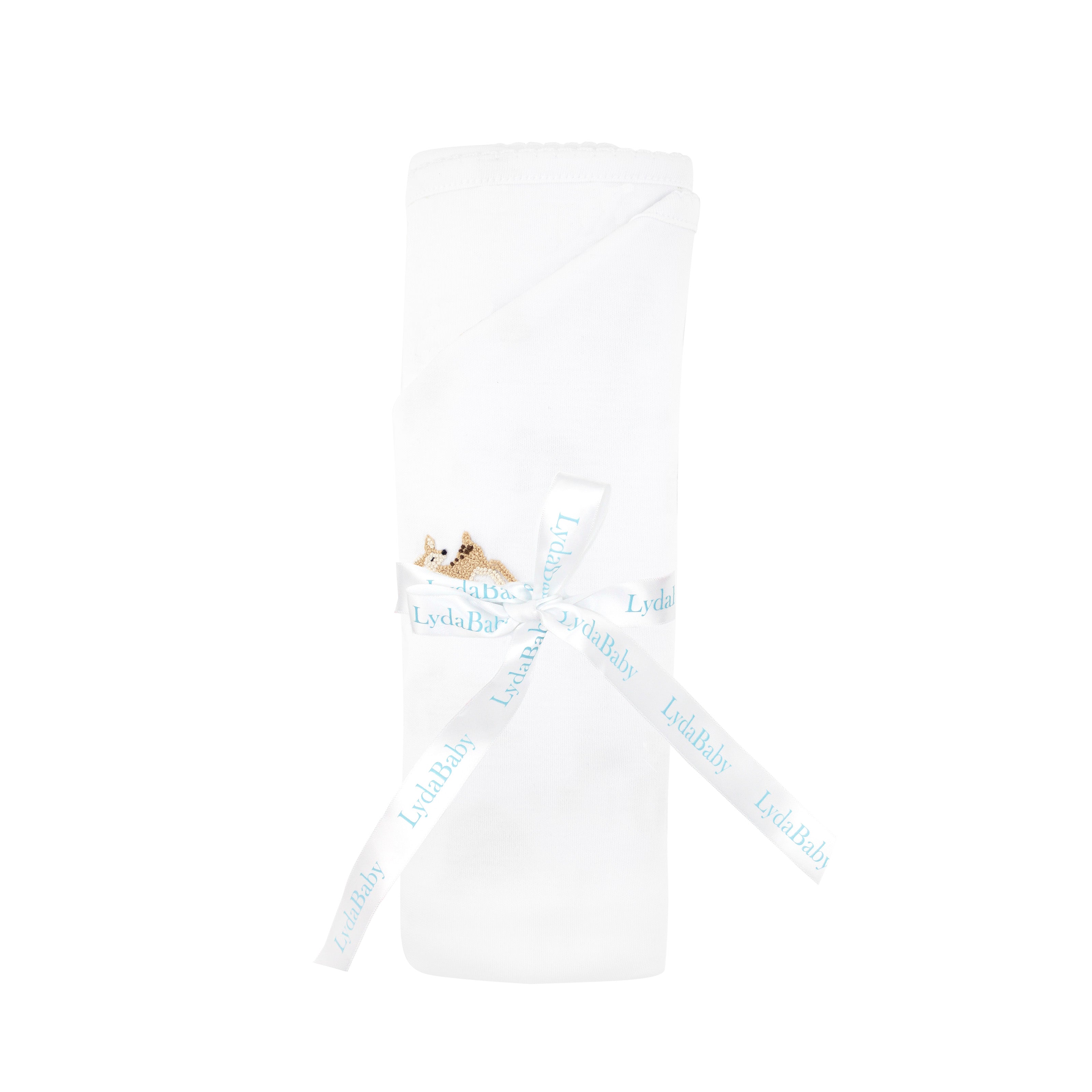 Woodland Friends Embroidery Blanket | Baby Unisex