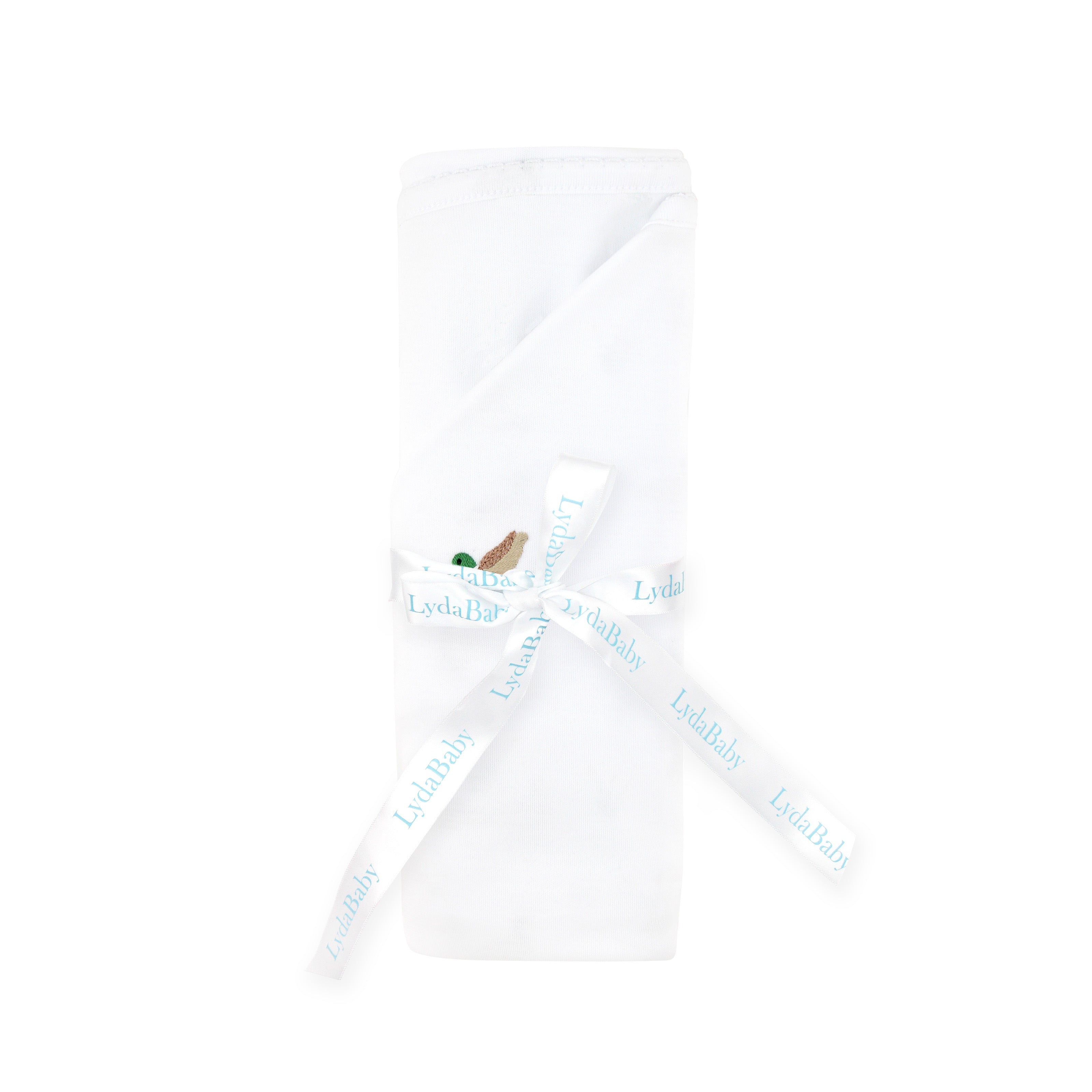 Mallard Ducks Embroidery Blanket | Baby Boy
