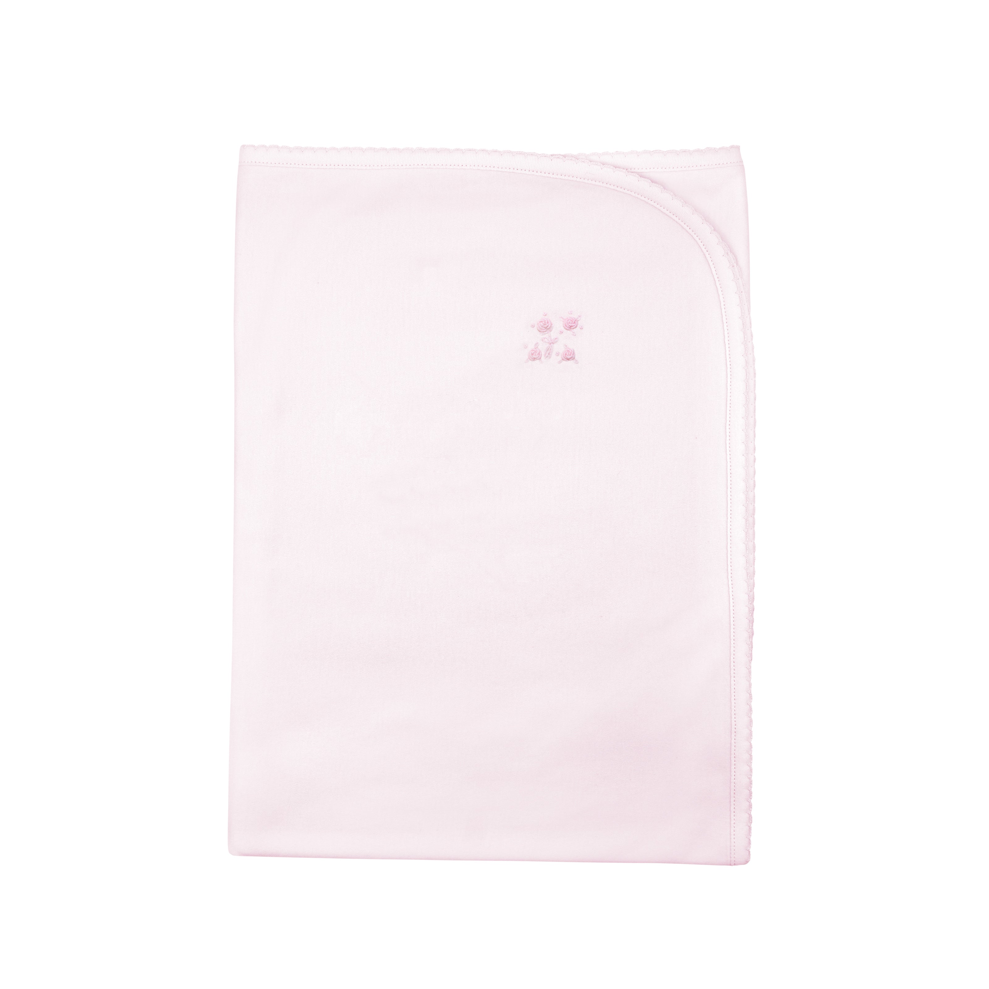 Sweet Roses  Embroidery  Blanket | Baby Girl
