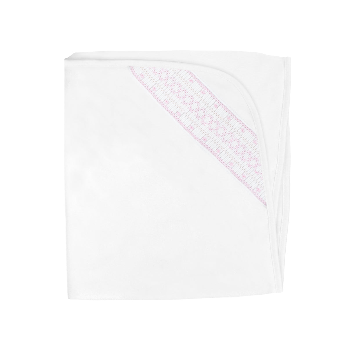 Elegant Chain Embroidery Blanket | Baby Girl