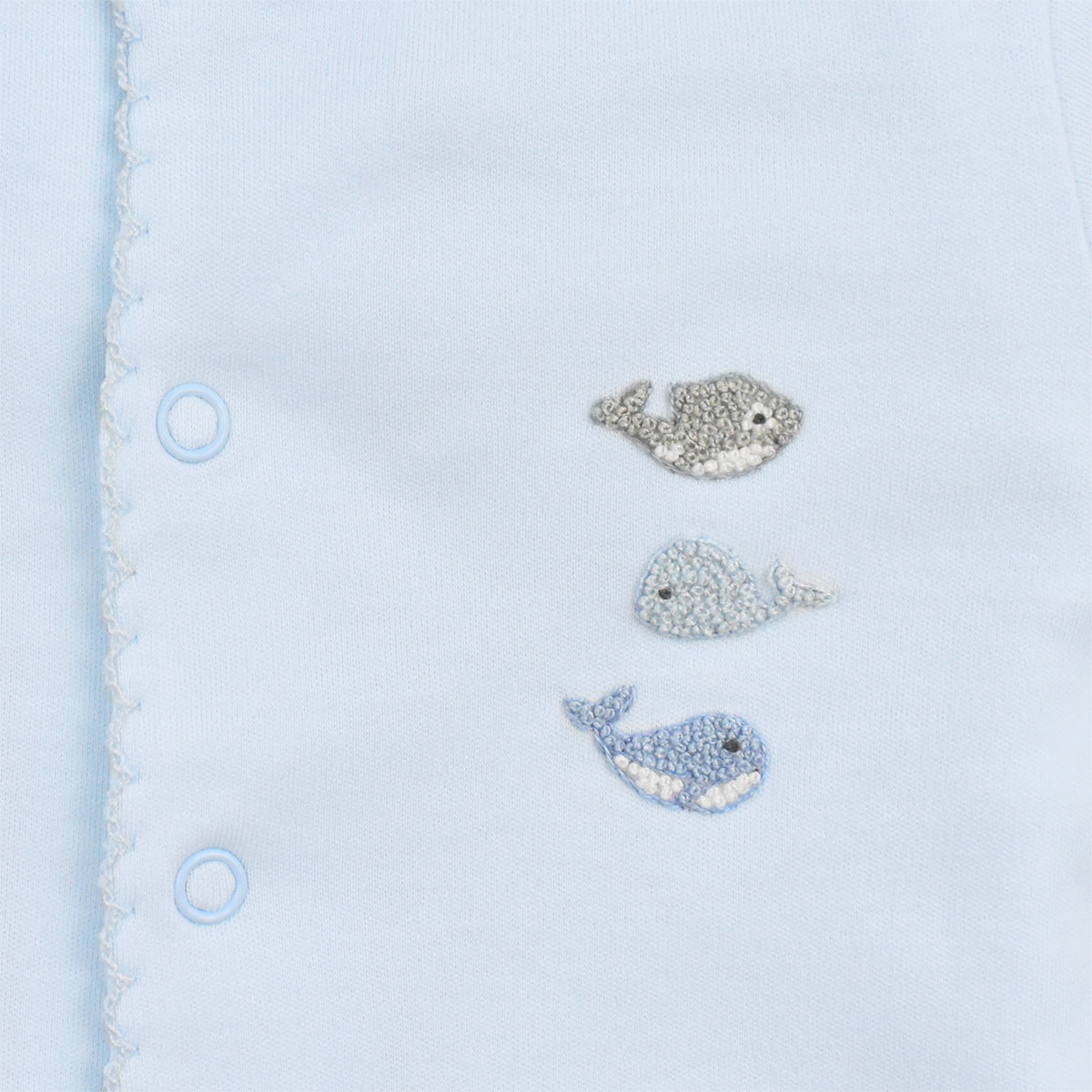 Cute Tiny Whales Set 2 Pieces | Baby Boy