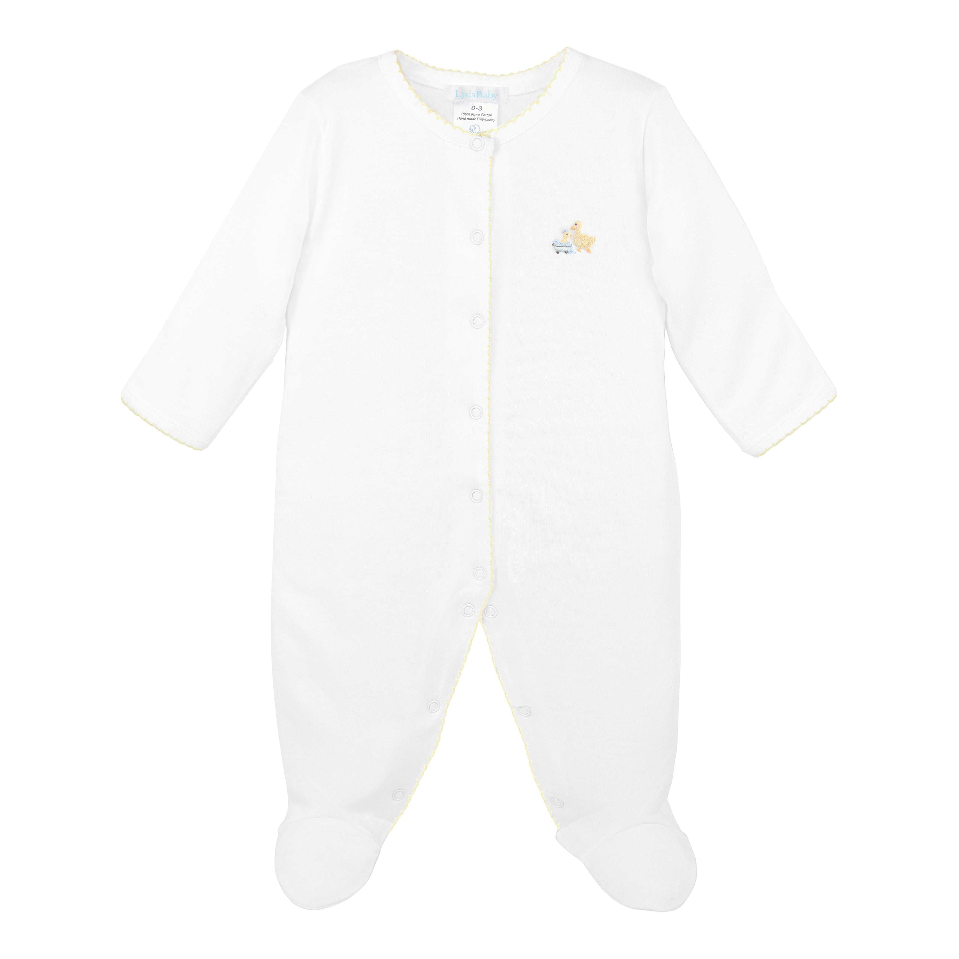 Bath Time Embroidery Footie | Baby Unisex