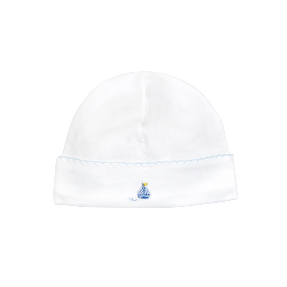 Graceful Sailboats Embroidery Hat | Baby Boy