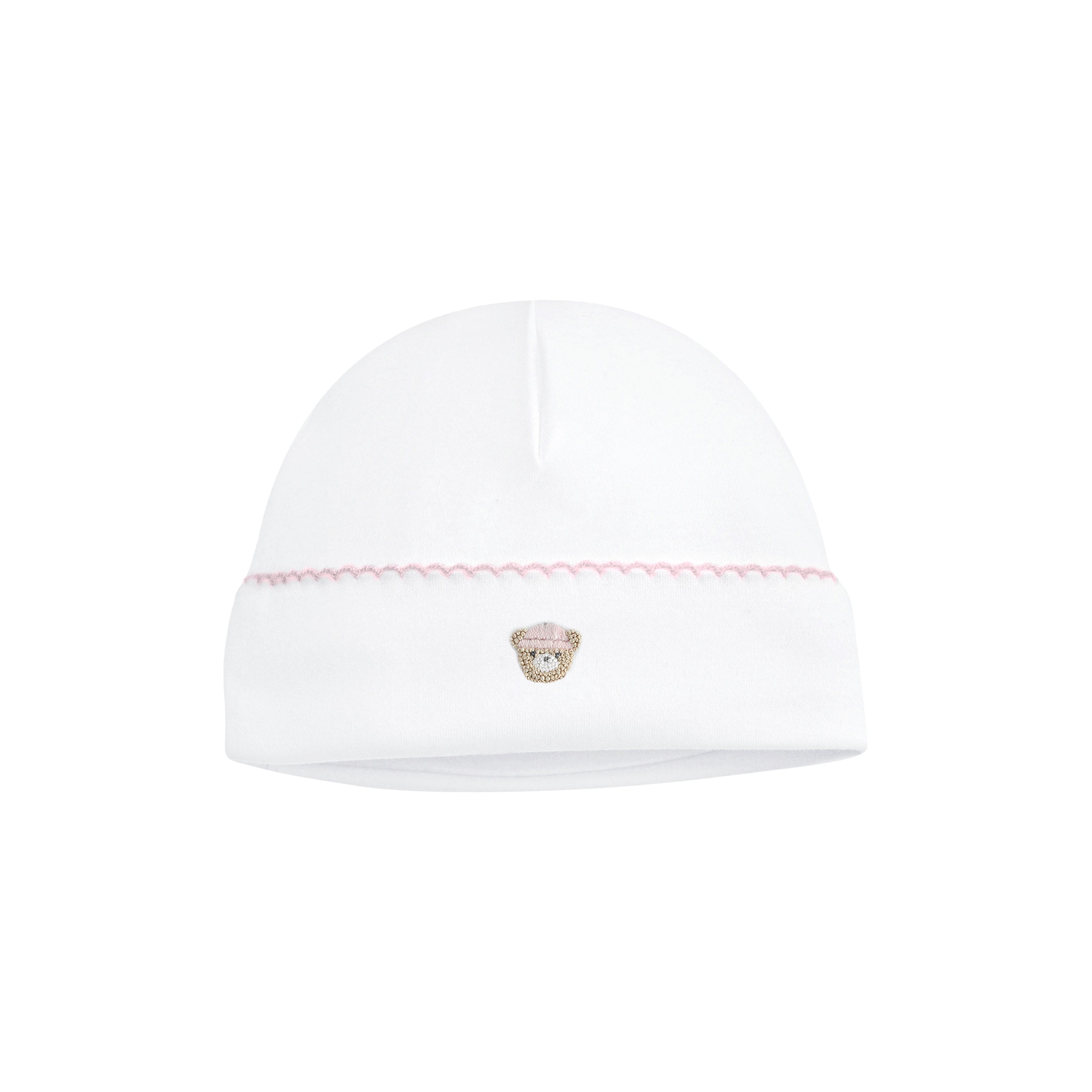 Love Teddy Embroidery Hat | Baby Girl