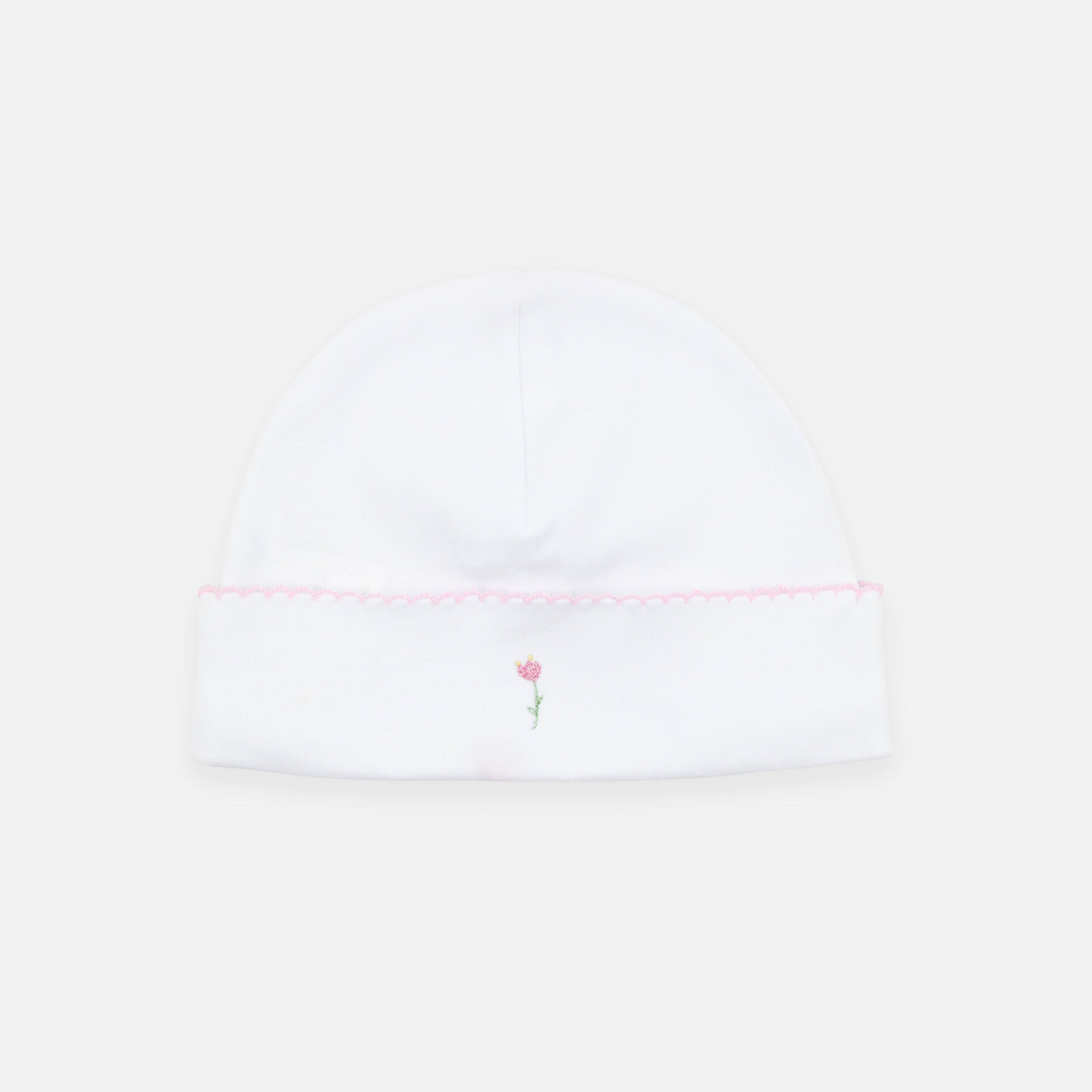 Tulip Flowers Embroidery Hat | Baby Girl