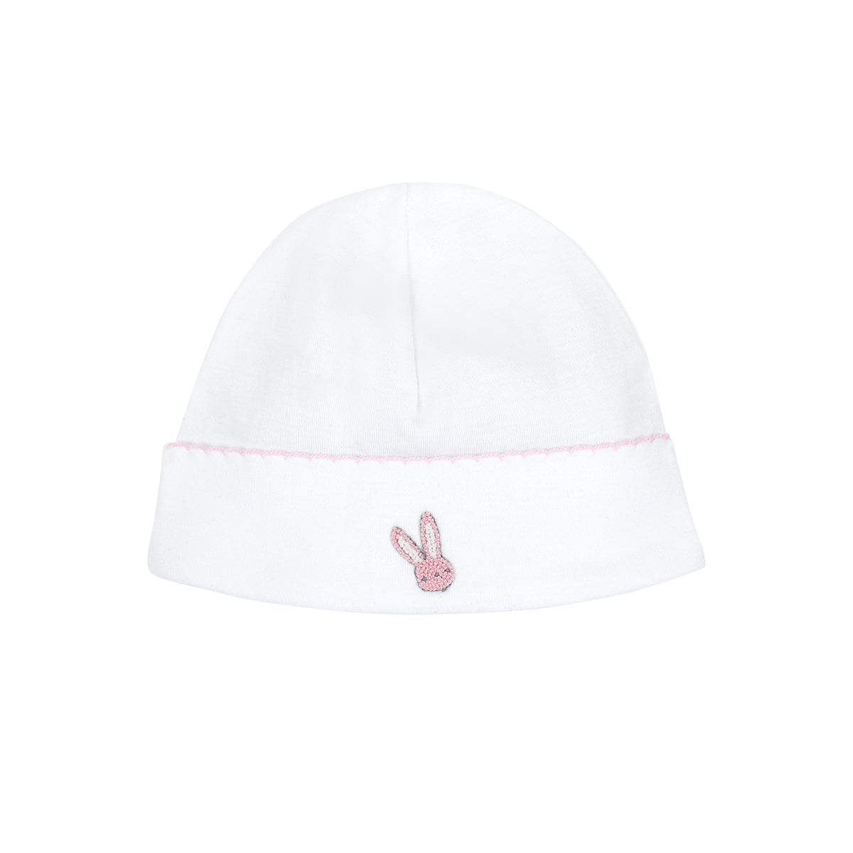 Rabbits Embroidery Hat | Baby Girl