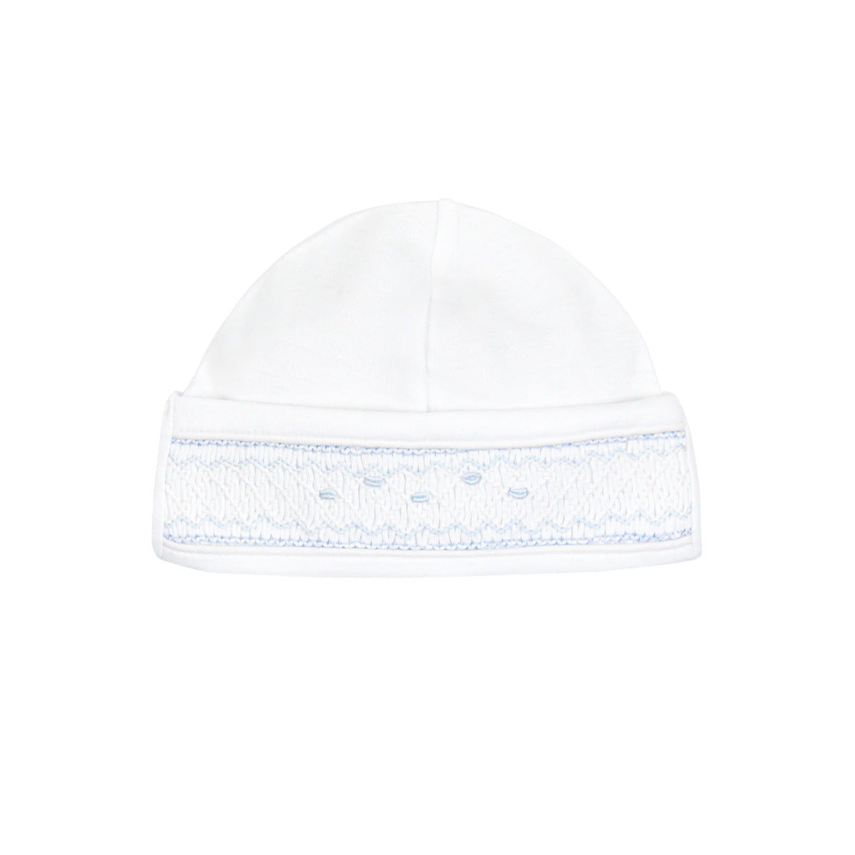 Smock Light Blue Seeds Embroidery Hat | Baby Boy