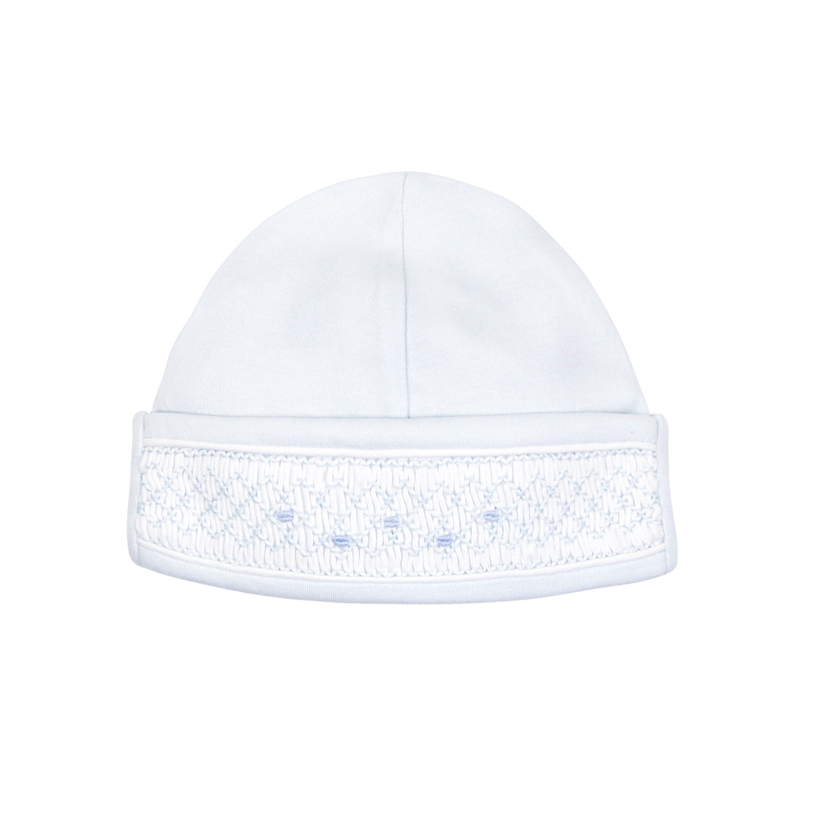 Smock Light Blue Seeds Embroidery Hat | Baby Boy