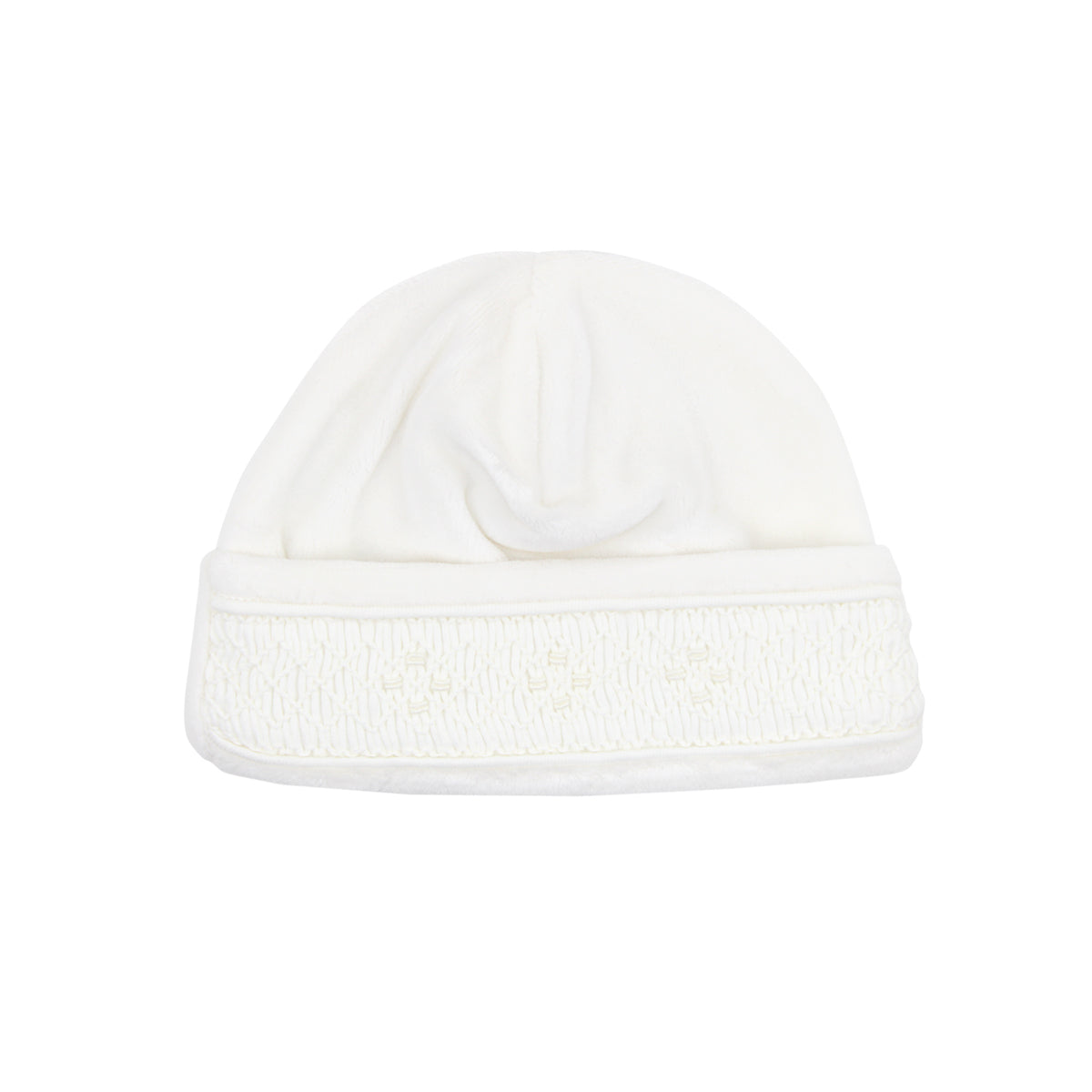 Smock Velour Collection Embroidery Hat | Baby Unisex