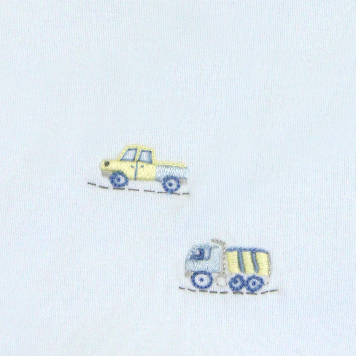 Cars and Trucks Embroidery Burpie | Baby Boy