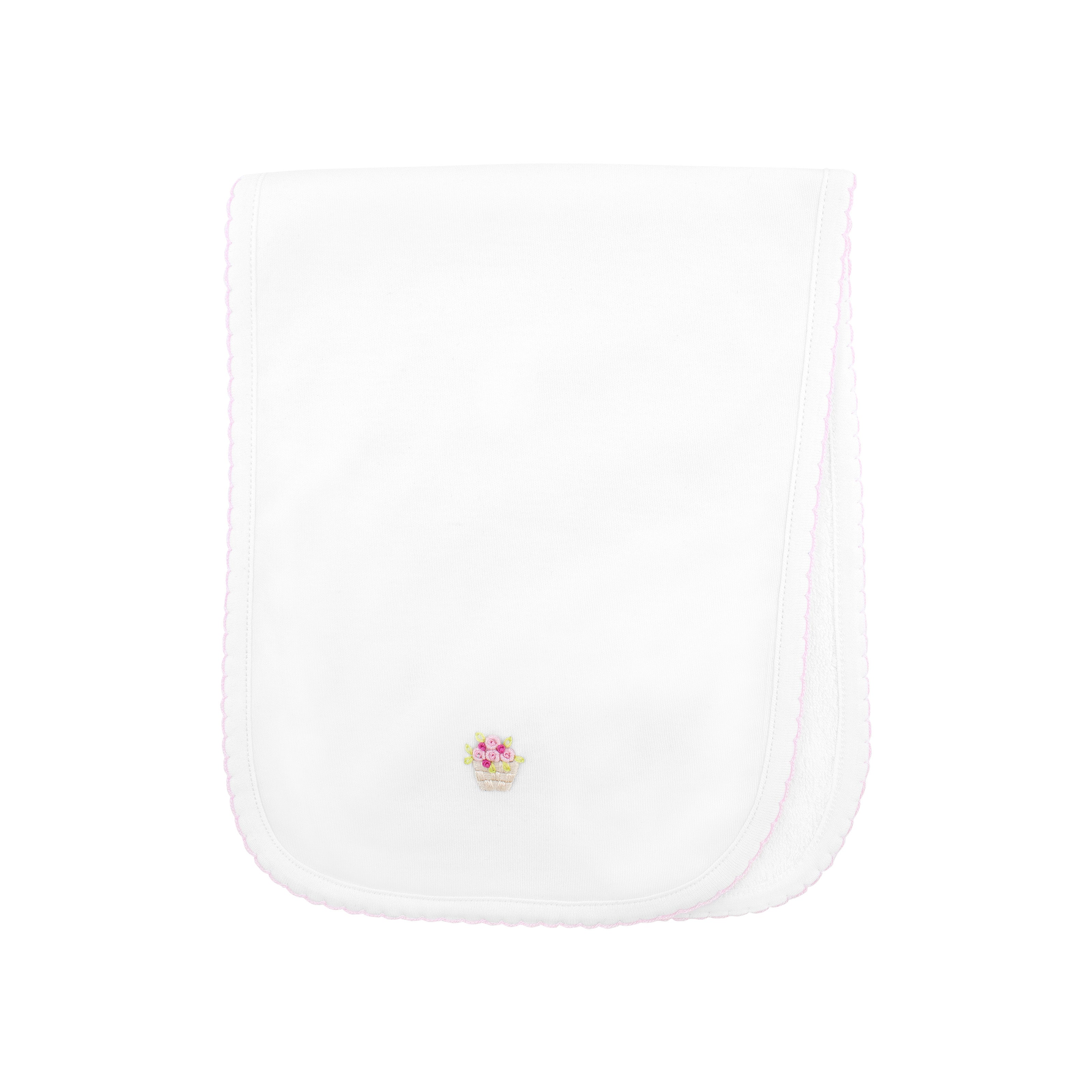Flower Pot Emboidery Burpie | Baby Girl