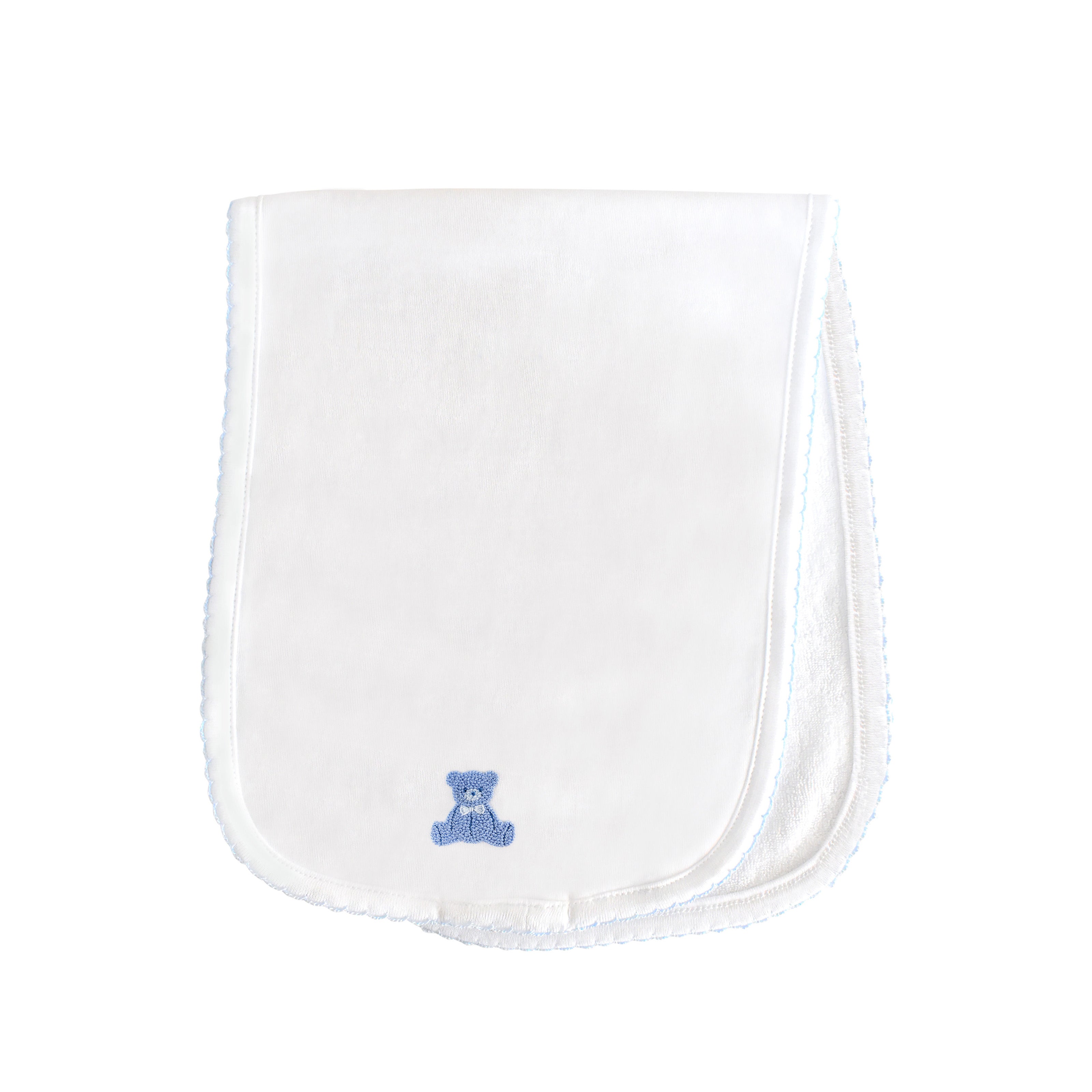 Teddy Bear Embroidery Burpie | Baby Boy