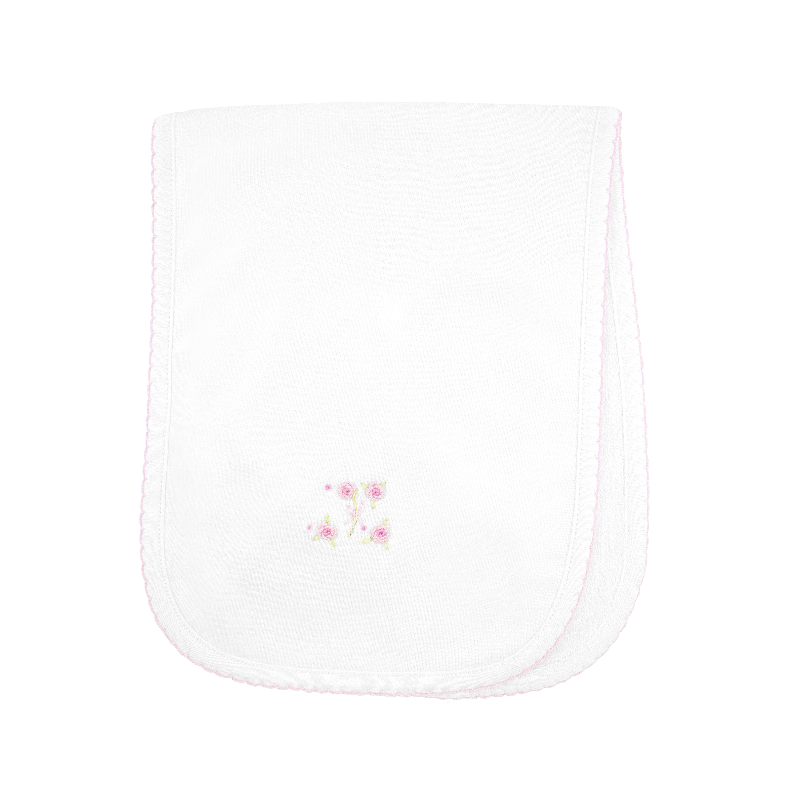 Sweet Roses Embroidery Burpie | Baby Girl