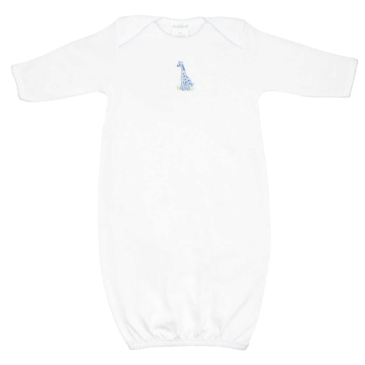 Safari Lightblue Gown | Baby Boy