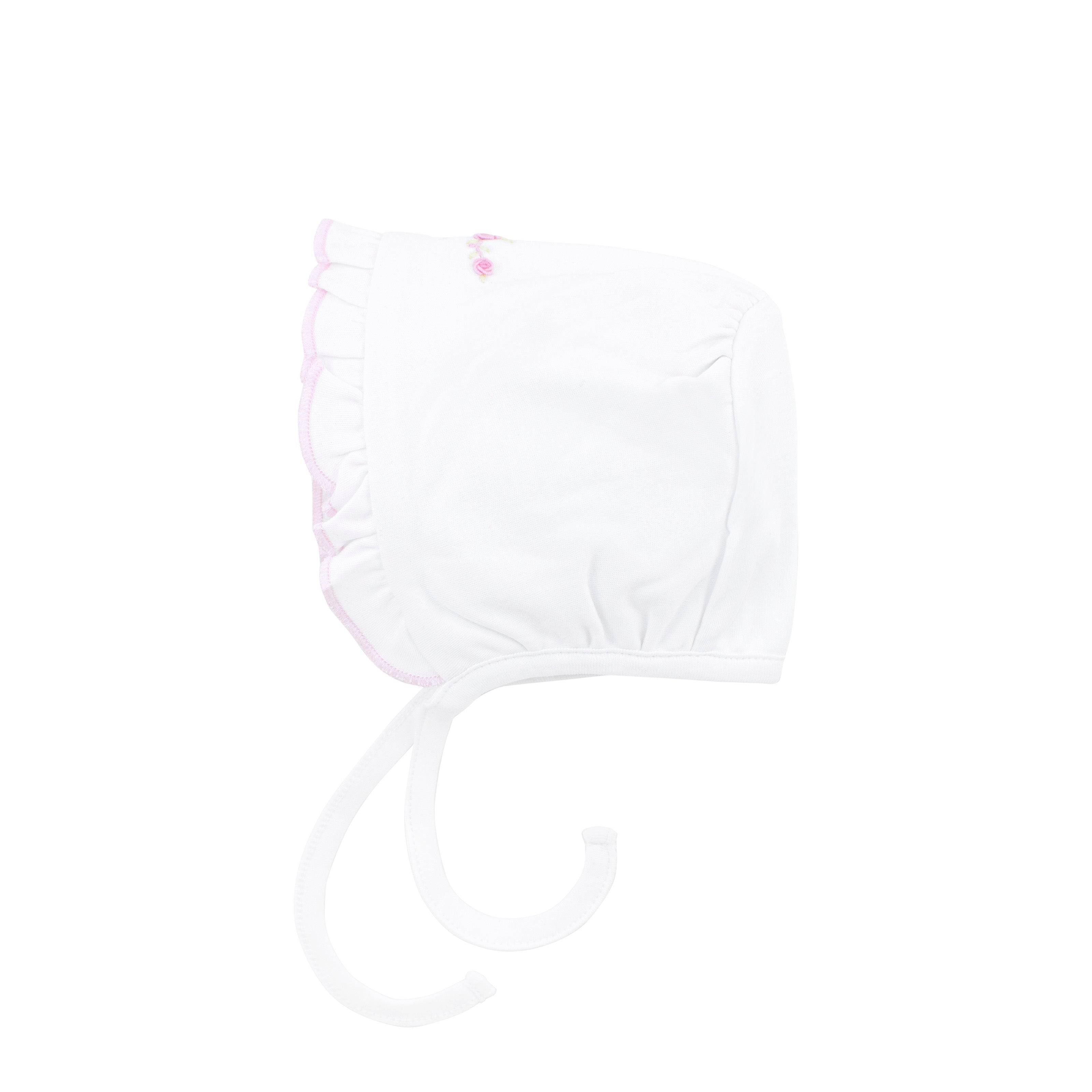 Roses Garden Embroidery Bonnet | Baby Girl