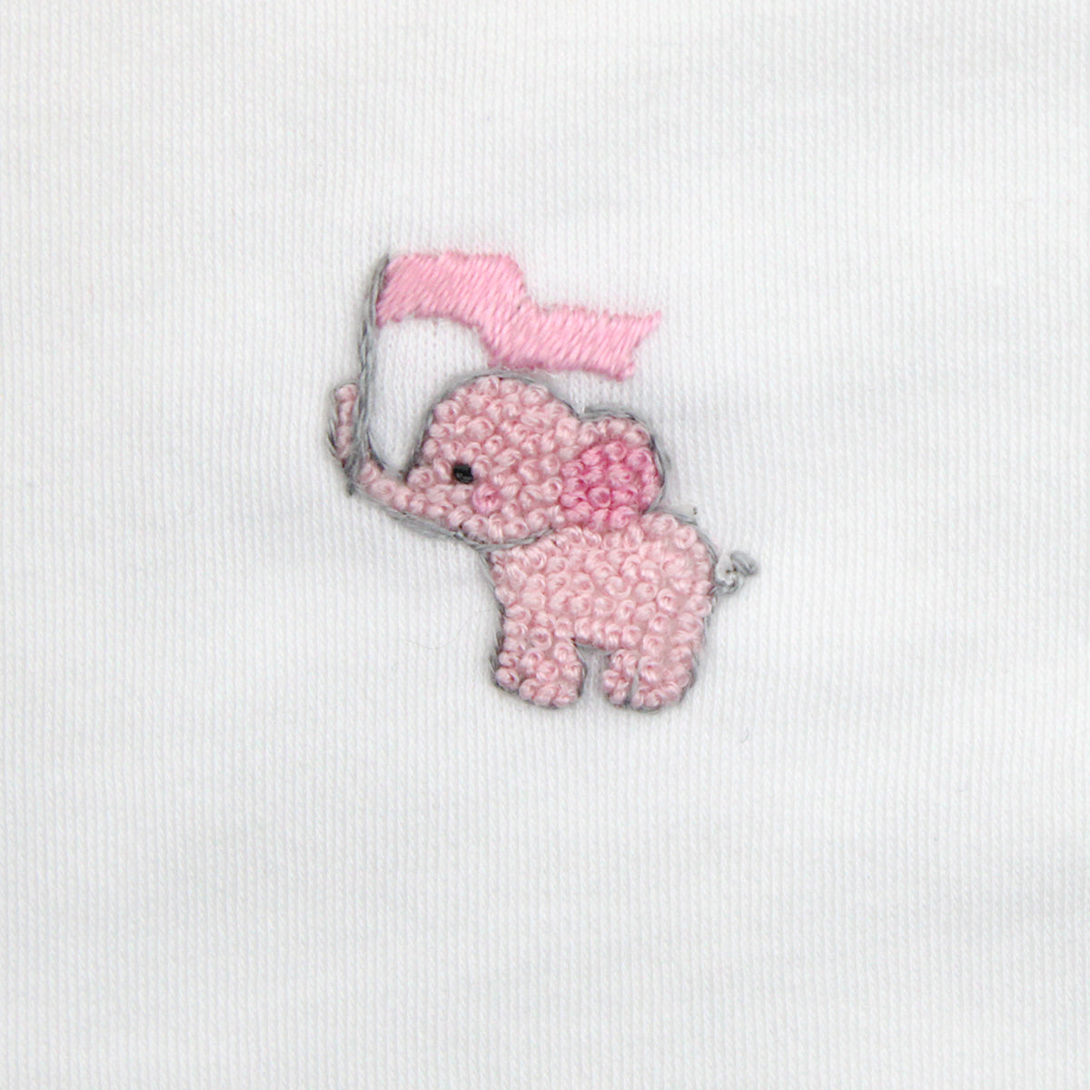Baby Animals Embroidery Bib | Baby Girl