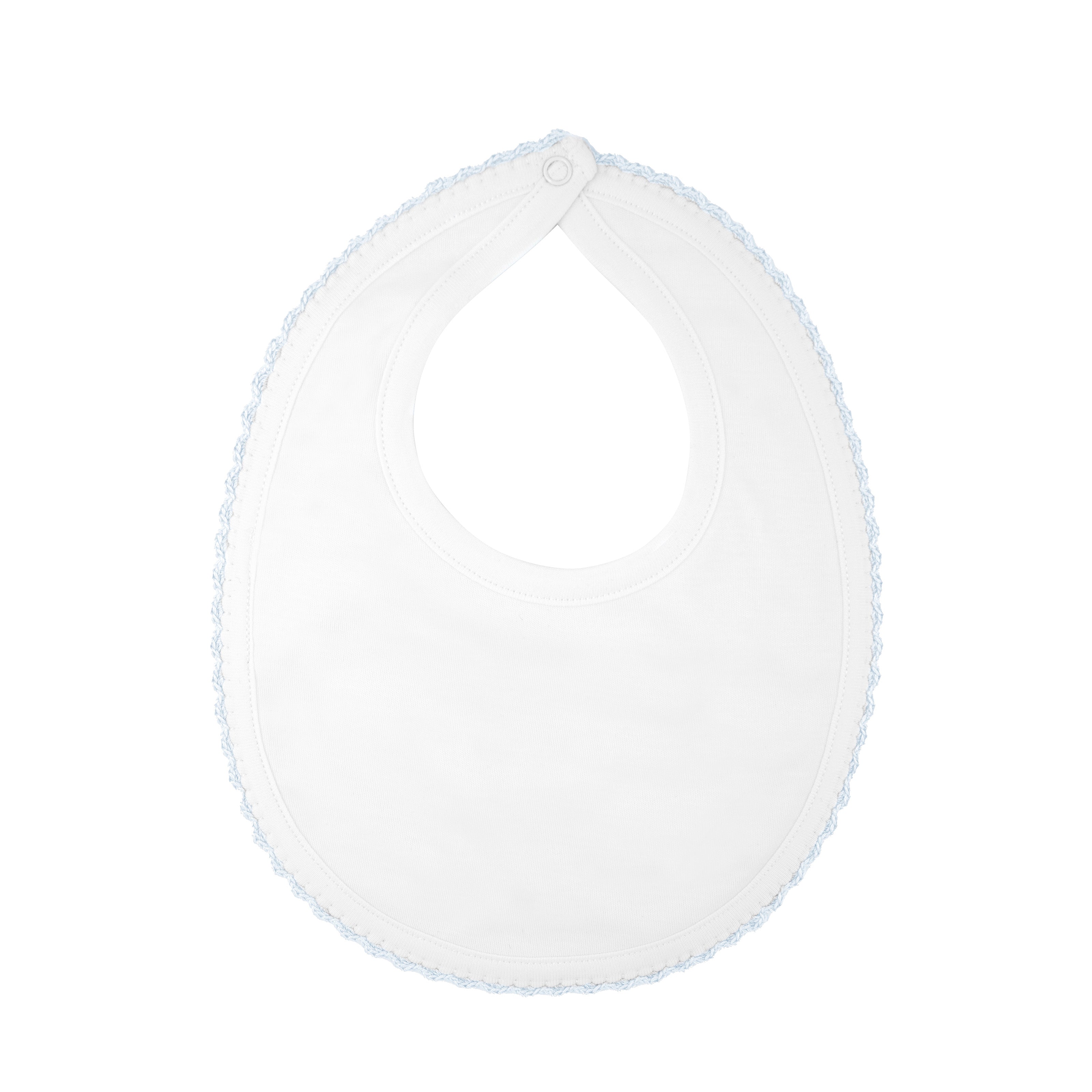 Crochet Collection Embroidery Bib | Baby Boy