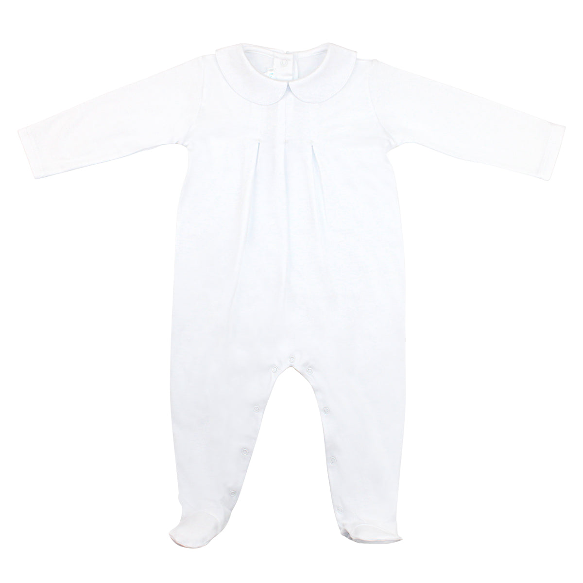 Fold Collection Embroidery Footie | Baby Unisex