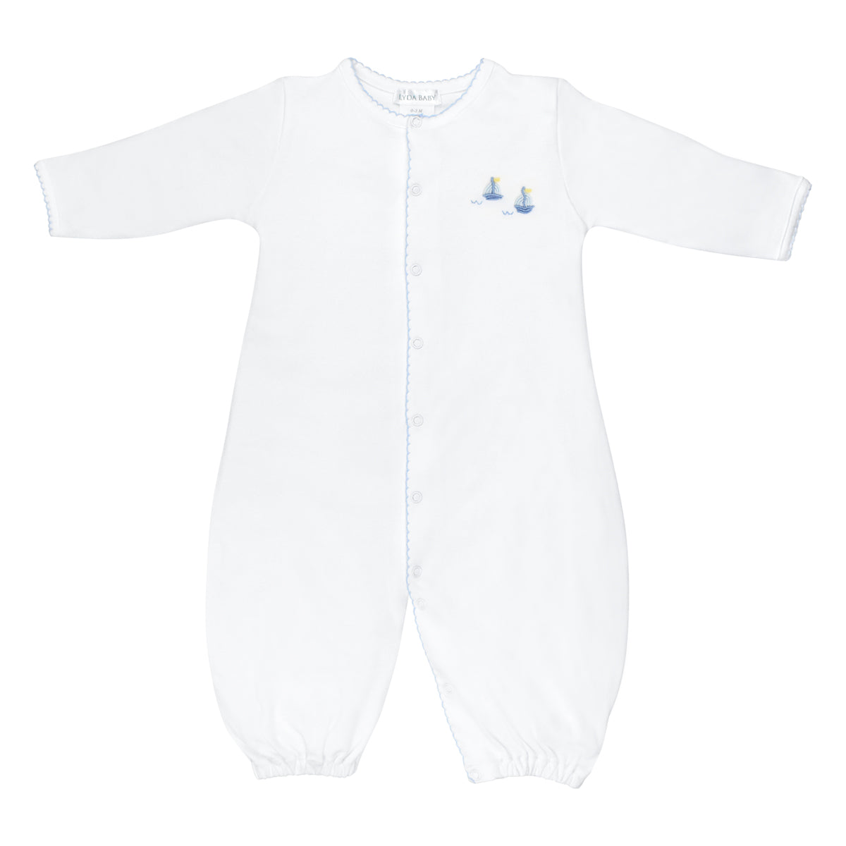 Graceful Sailboats Embroidery  Converter | Baby Boy