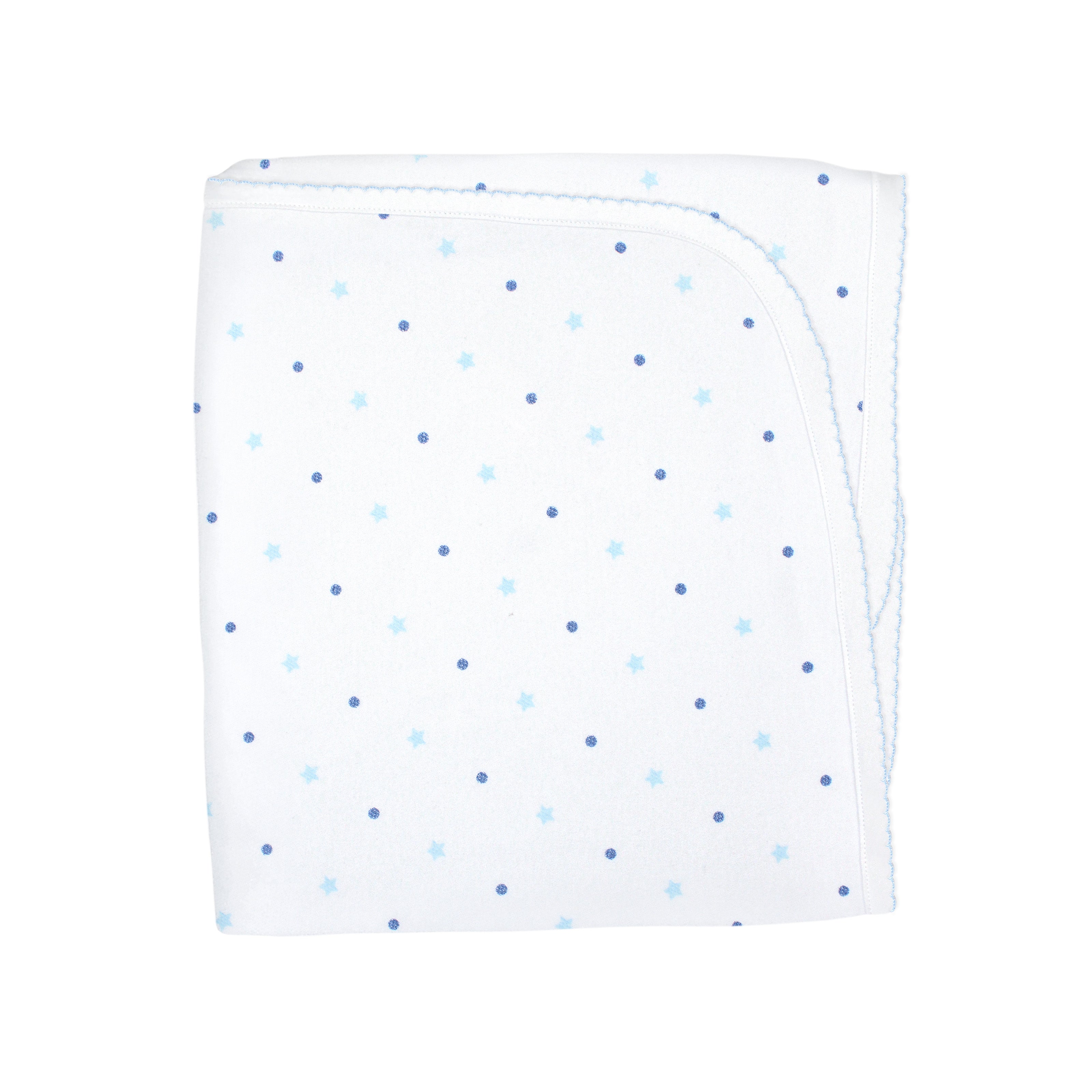 Dot and star Printed Blanket | Baby Boy