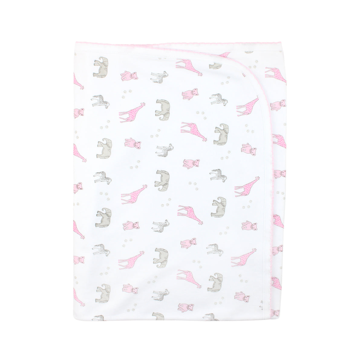 Safari Color Printed Blanket |  Baby Girl