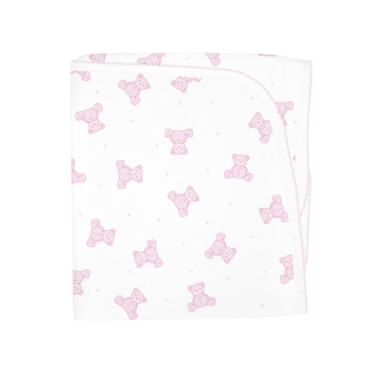 Teddy Bear Printed Blanket | Baby Girl