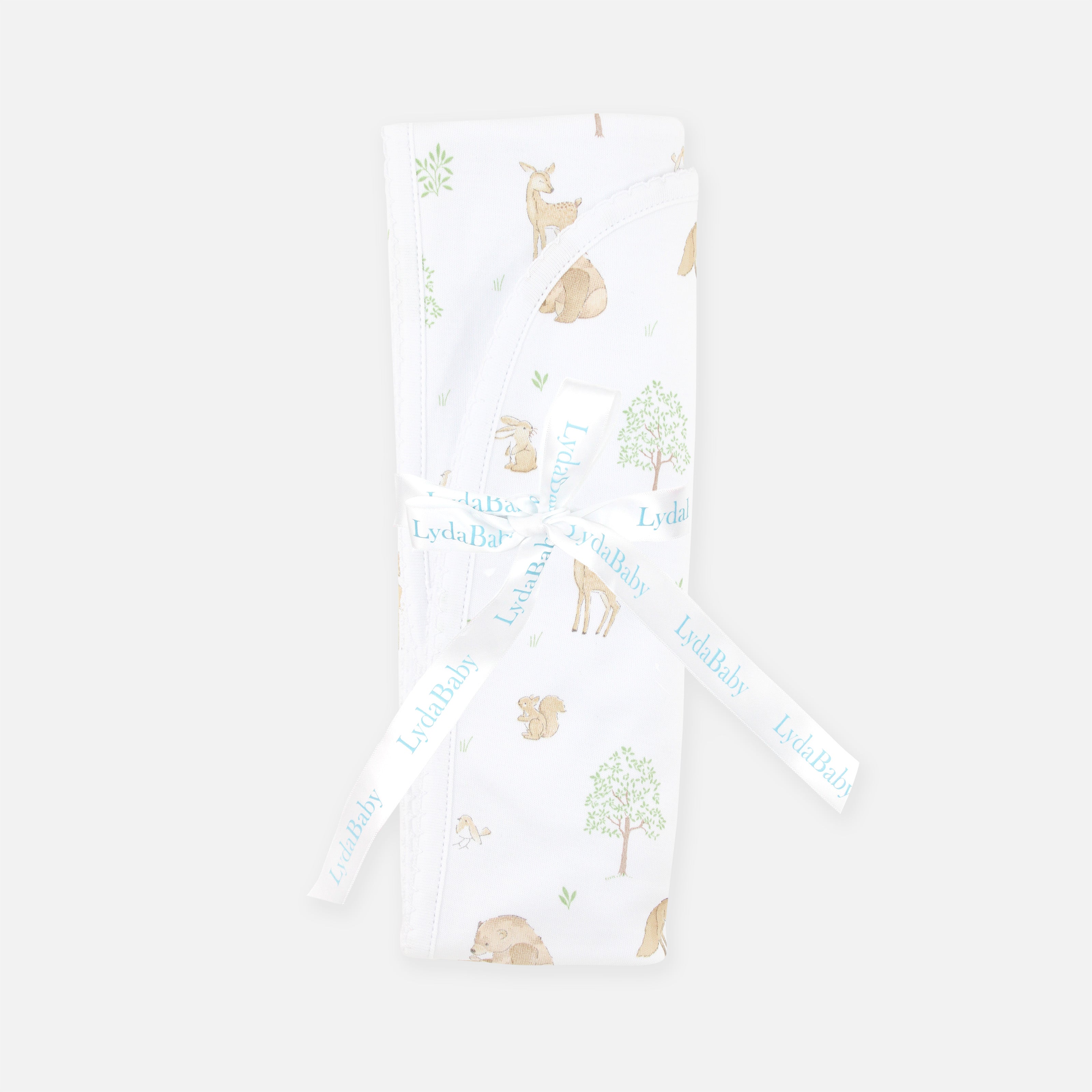 Woodland Friends Printed Blanket |  Baby Unisex