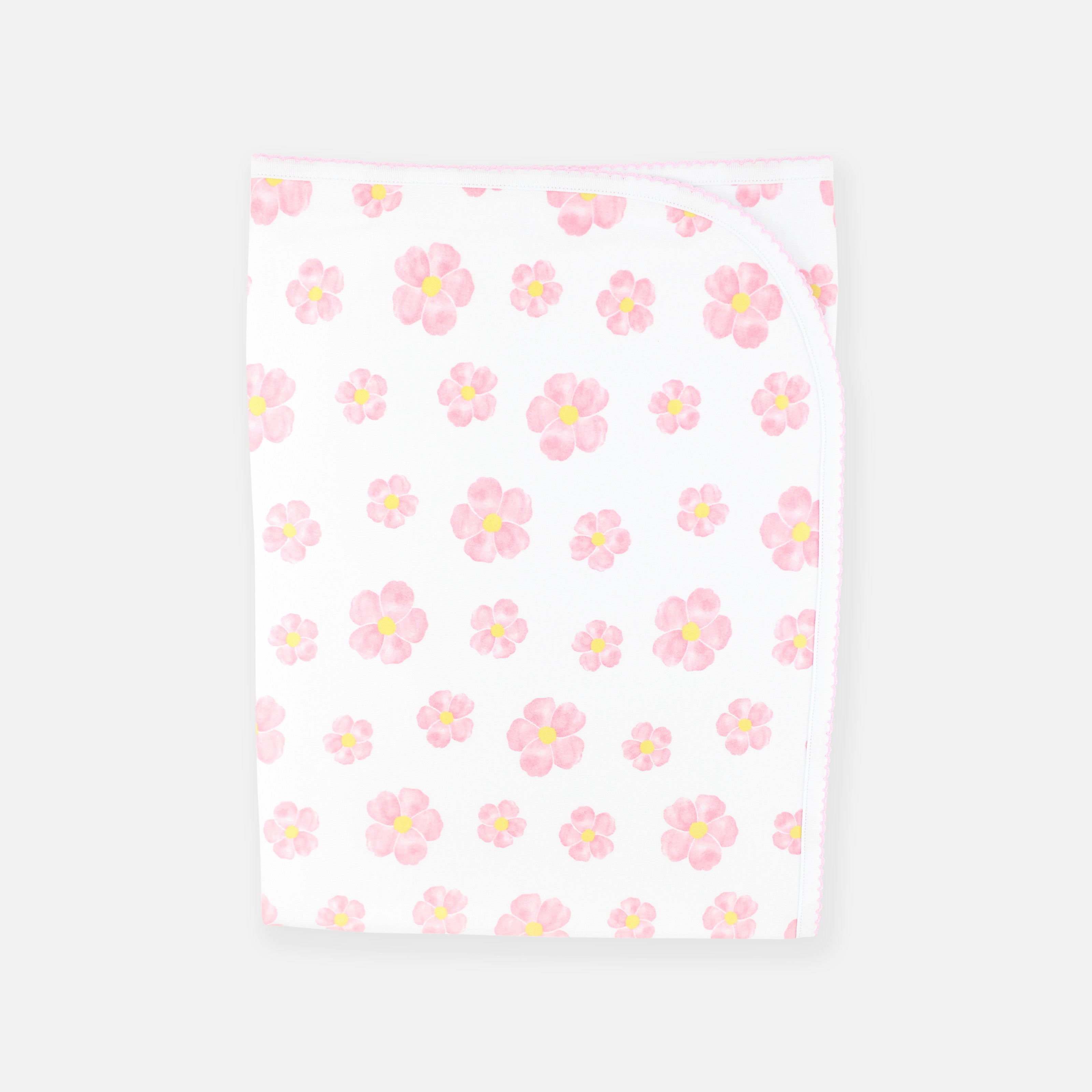 Sweet Flowers Printed Blanket |  Baby Girl