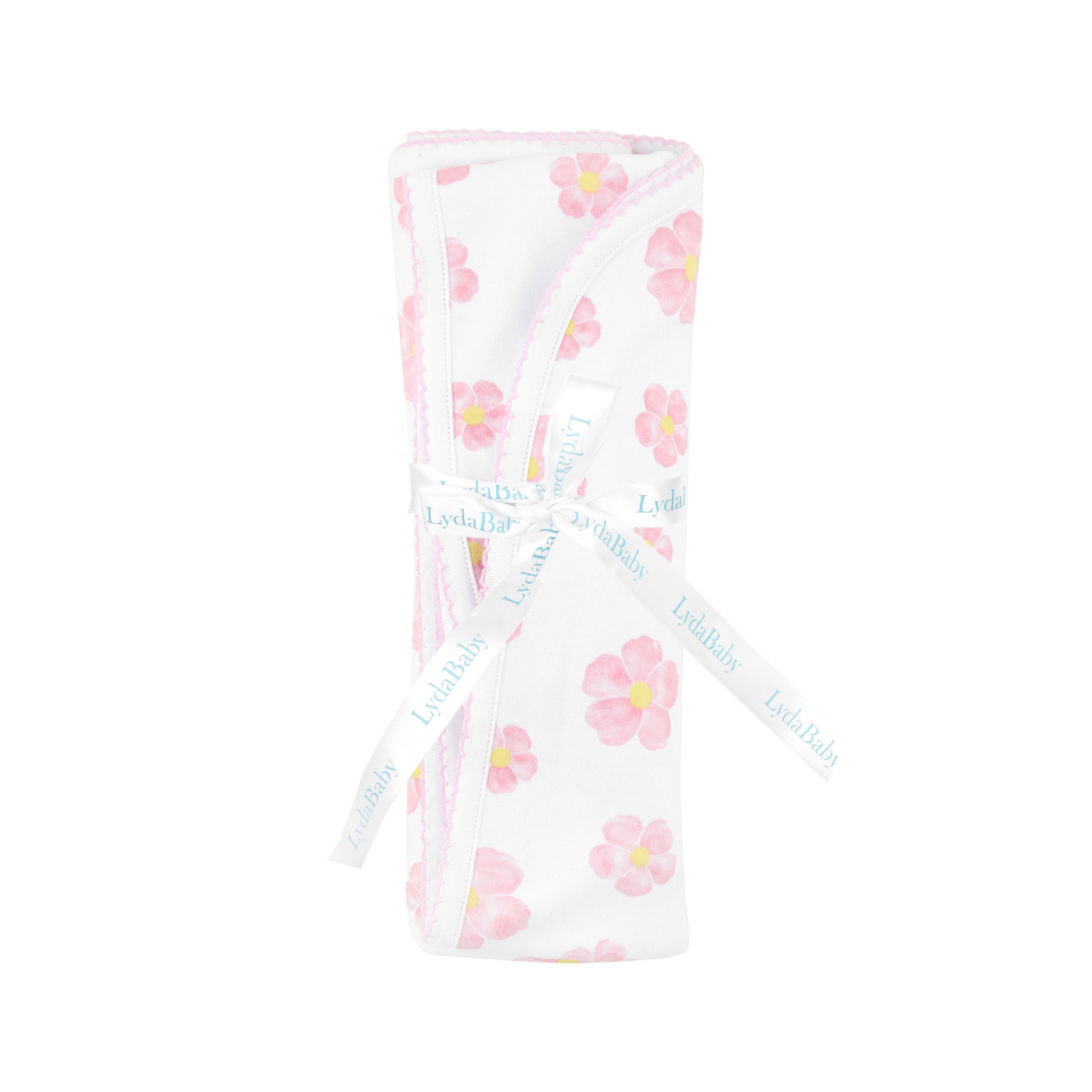 Sweet Flowers Printed Blanket | Baby Girl