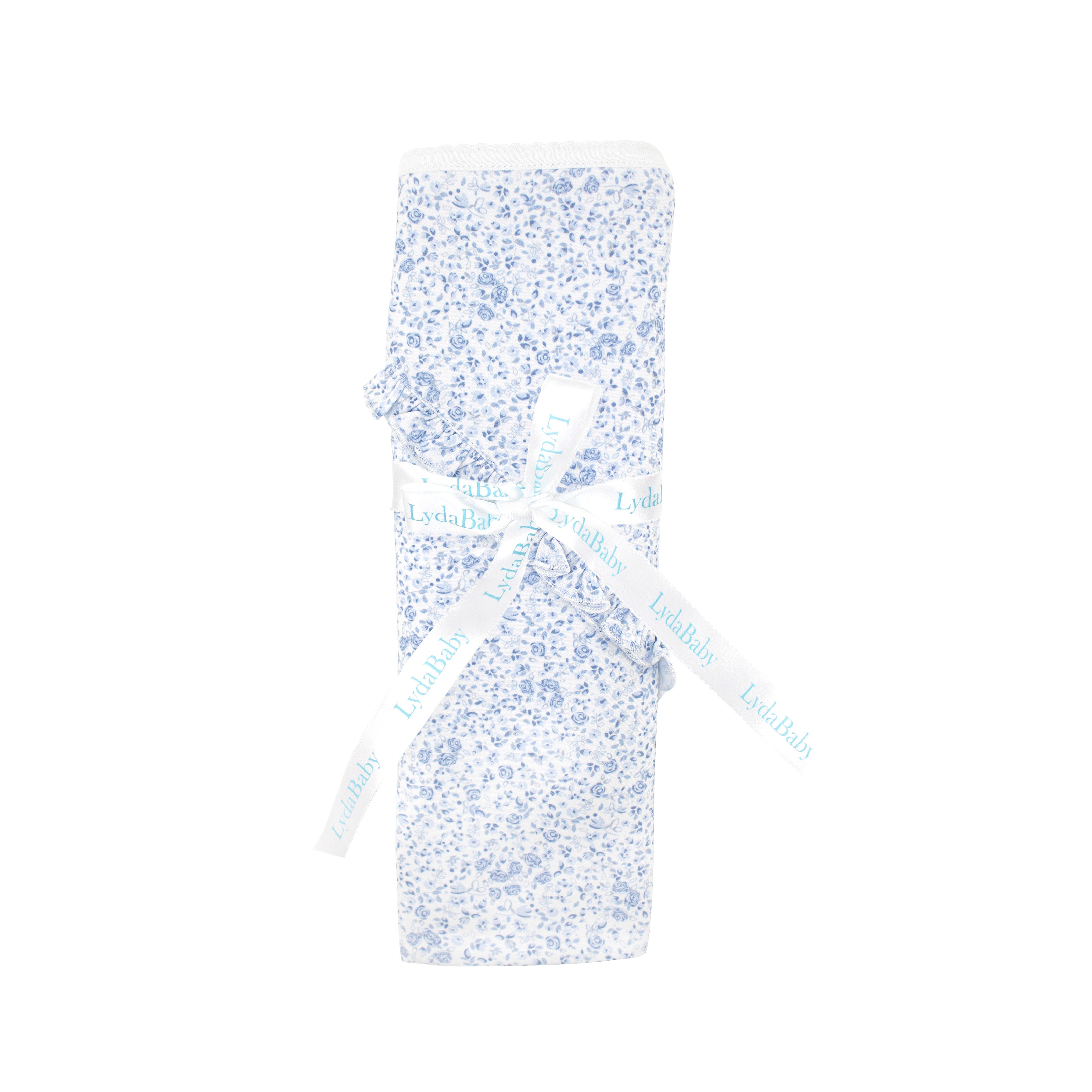 Blue Roses Printed Blanket | Baby Girl