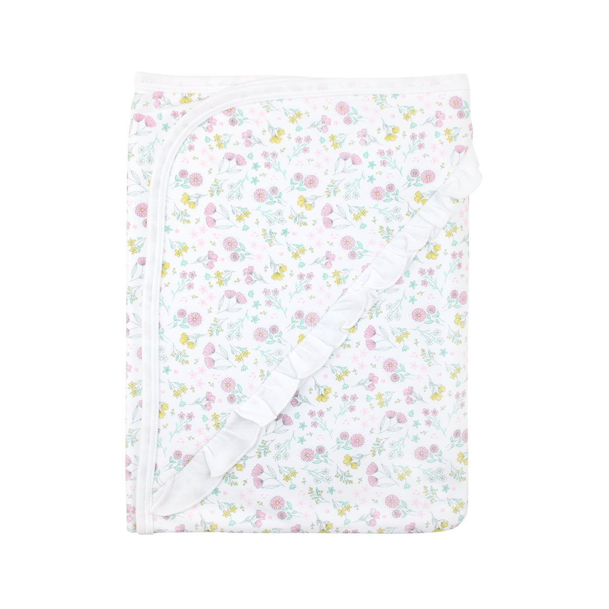 Spring Blosson Printed Blanket |  Baby Girl