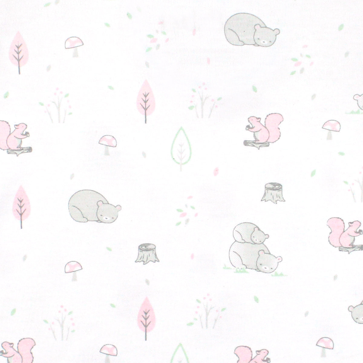 Forest Animals Printed Body | Baby Girl