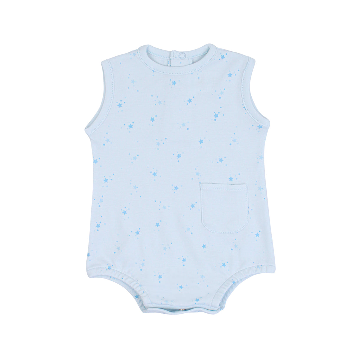 Light Blue Bubble Stars Printed Body | Baby Boy