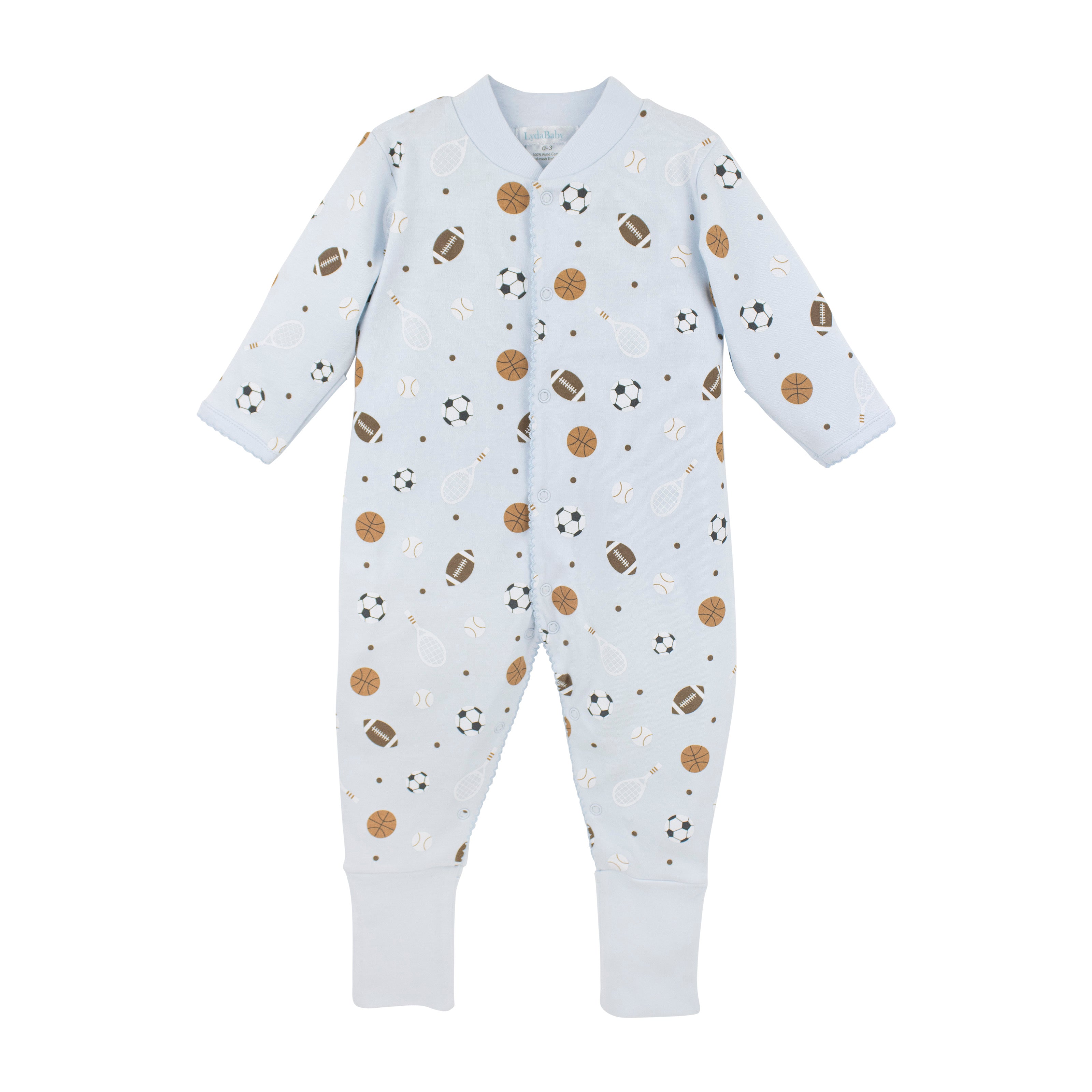 All Star Sports Printed Footie | Baby Boy