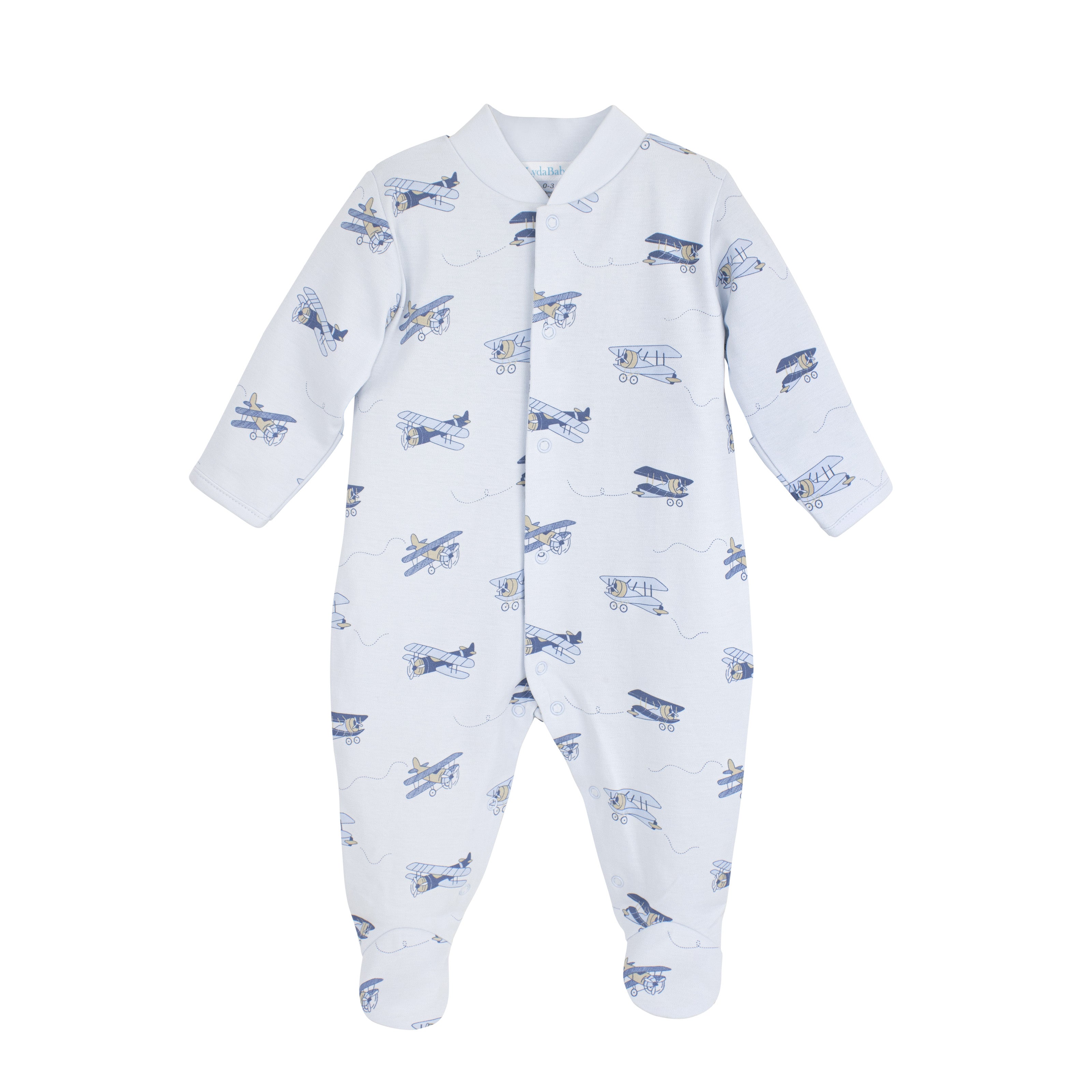Enjoy the Flight Printed Footie | Baby Boy