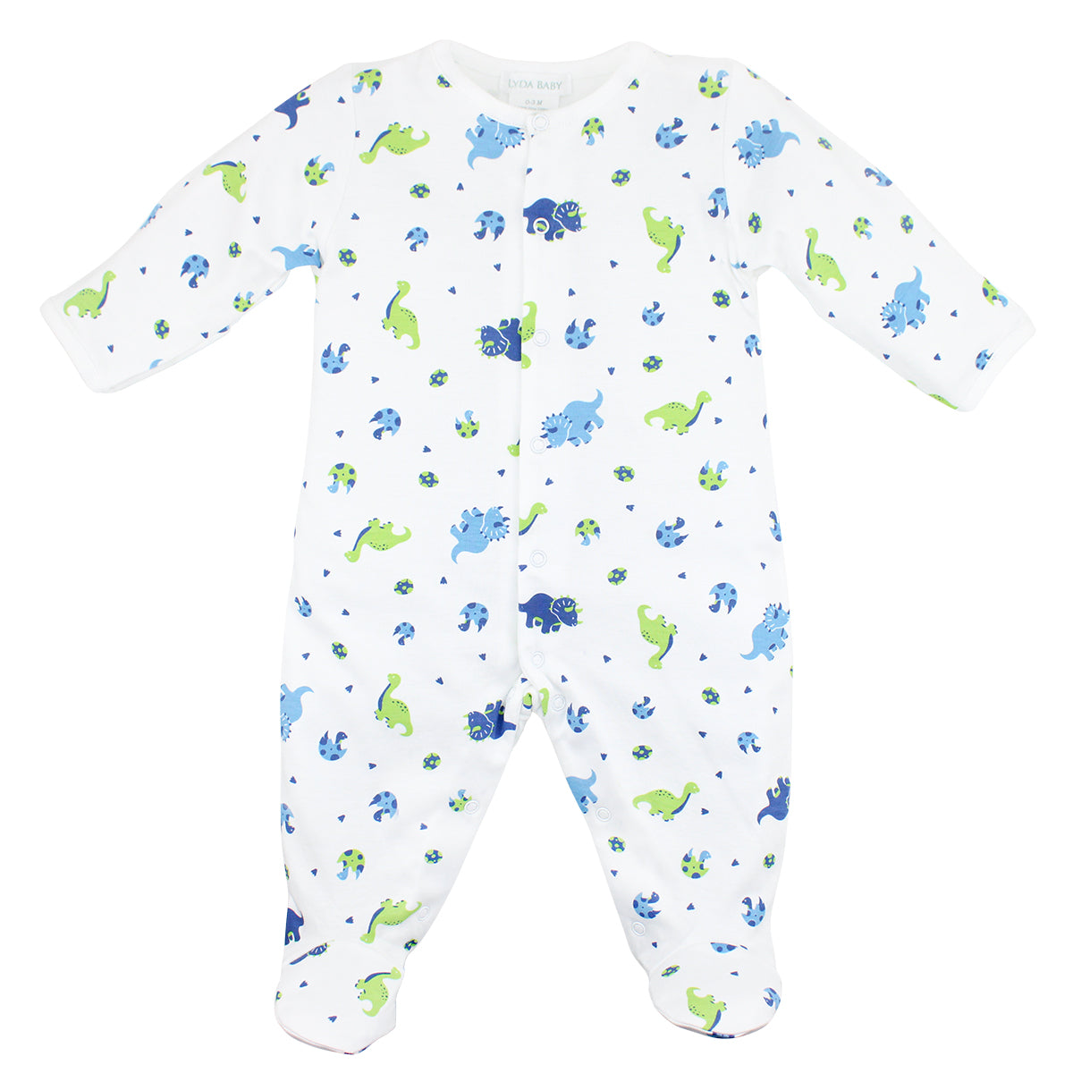 Baby Dinosaurs Printed Footie | Baby Boy