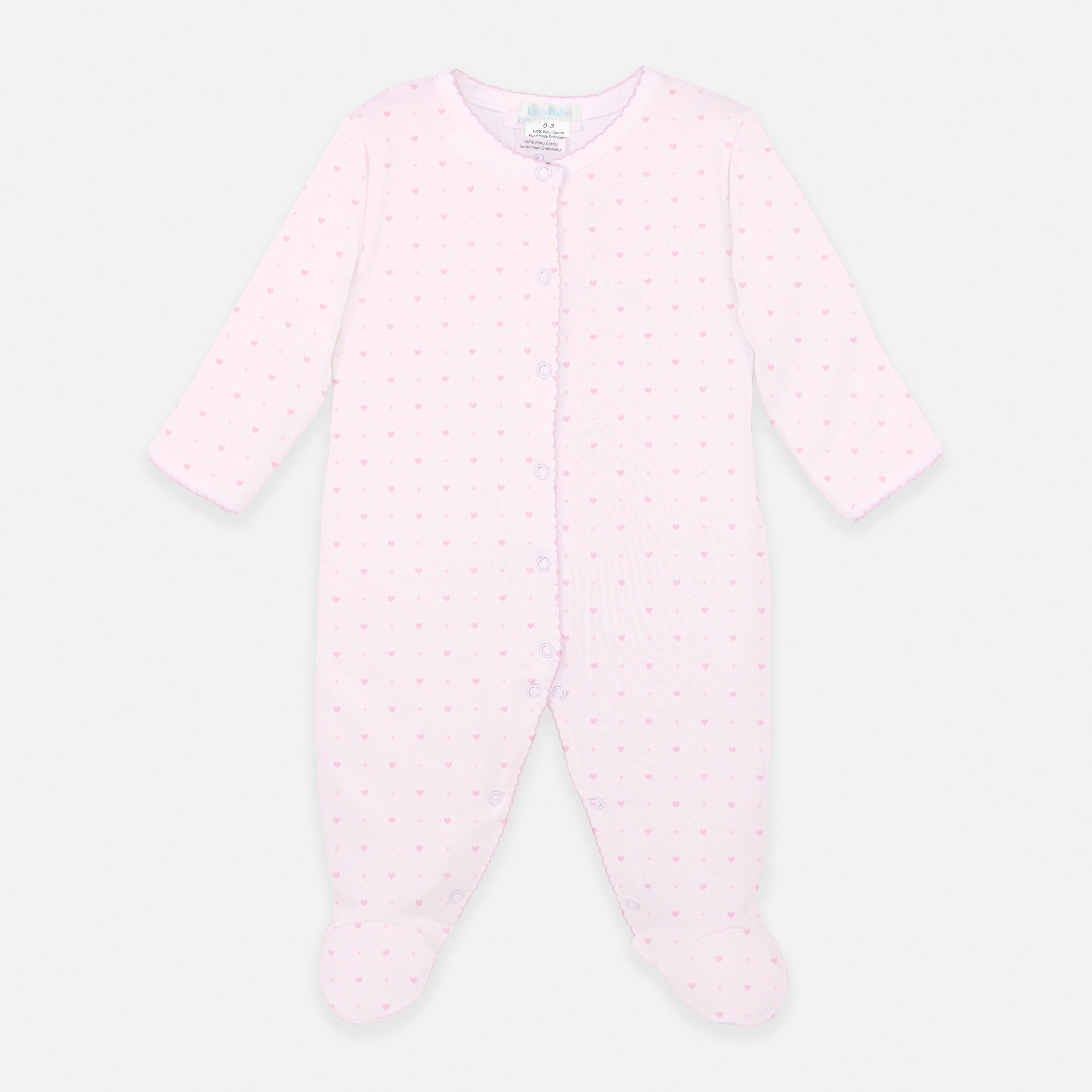 Lovely Dots Printed footie | Baby Girl