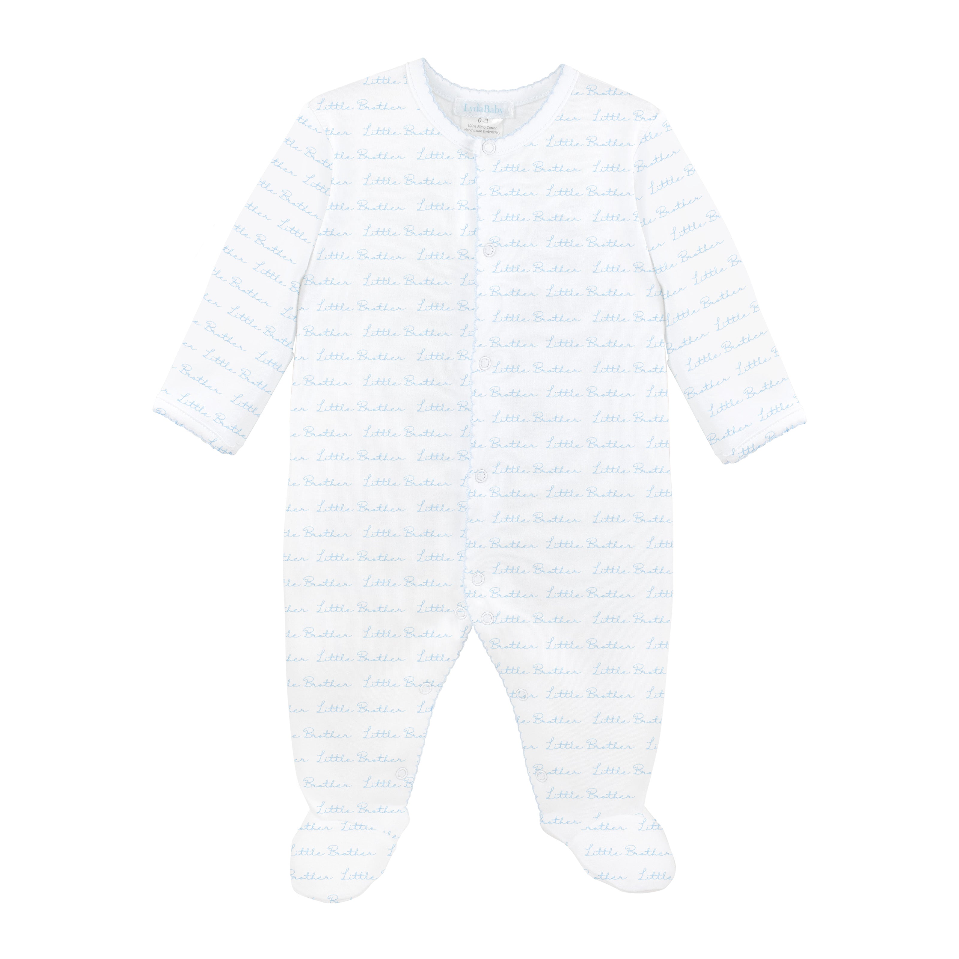 Little Brother Printed Footie | Baby Boy