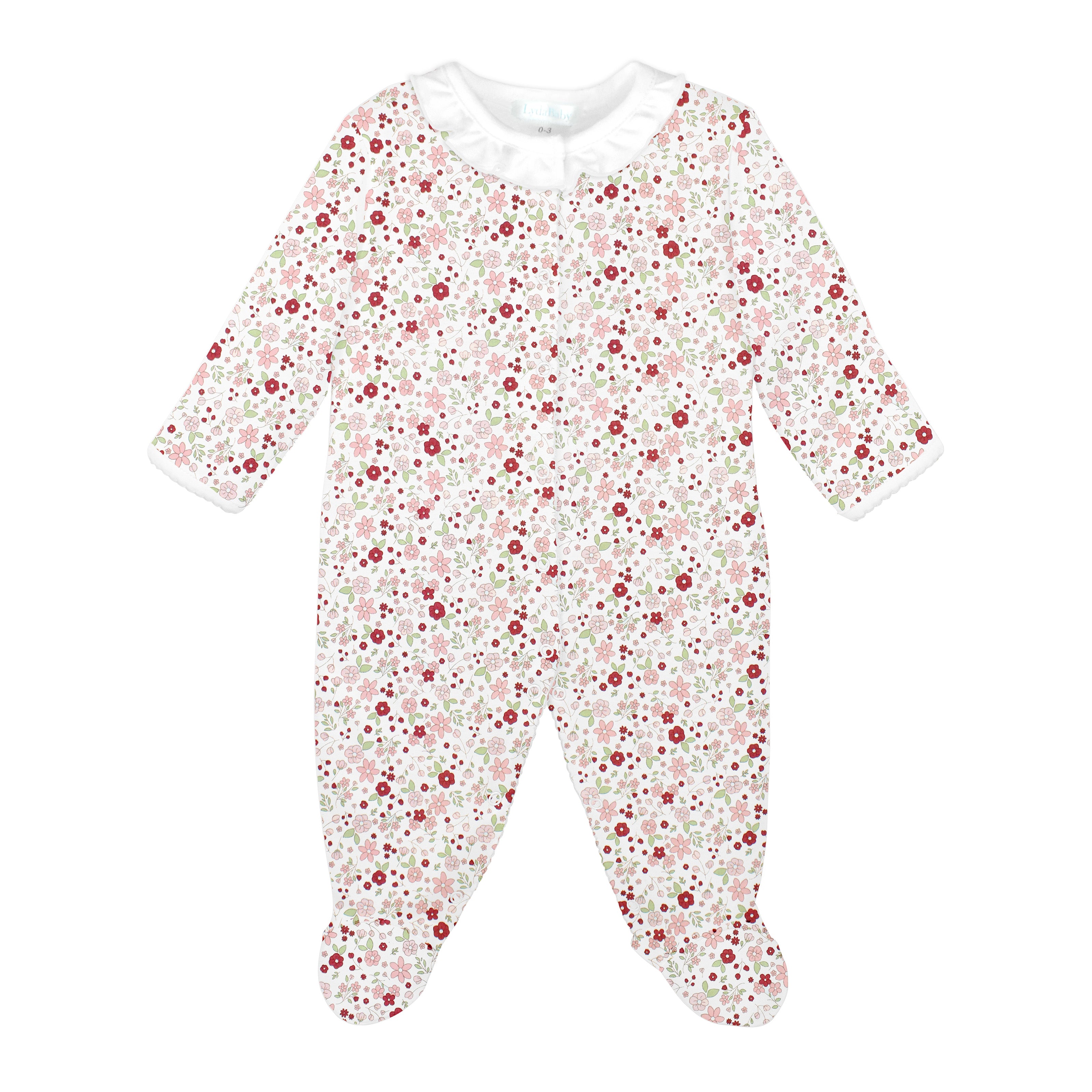 Winterland Printed Footie | Baby Girl