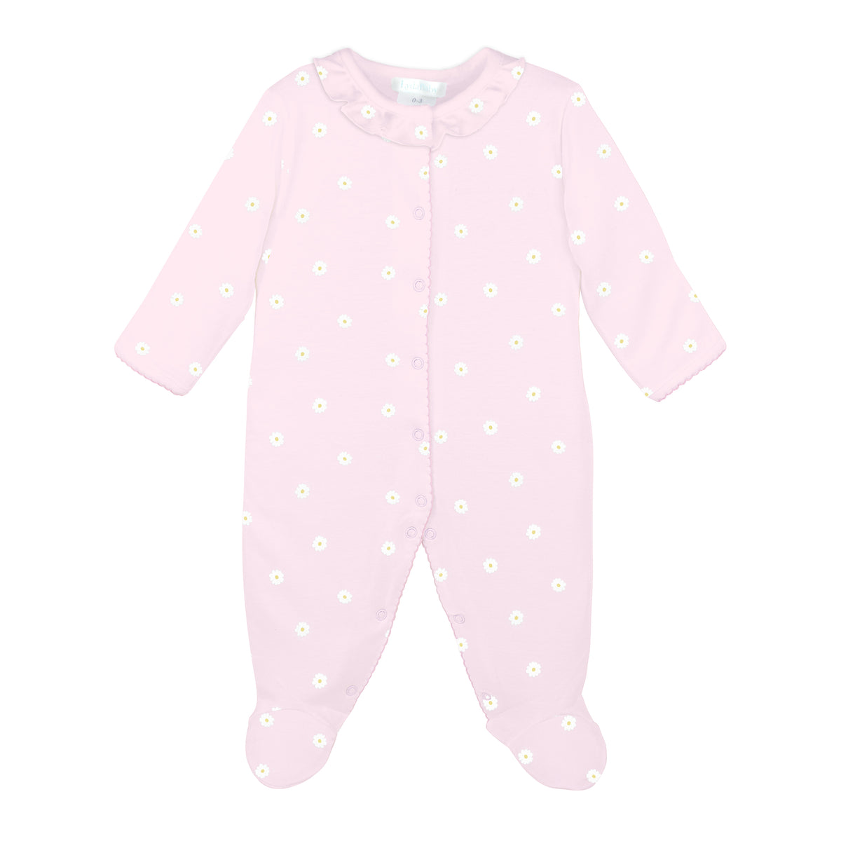 Lovely Daisies Printed Footie | Baby Girl
