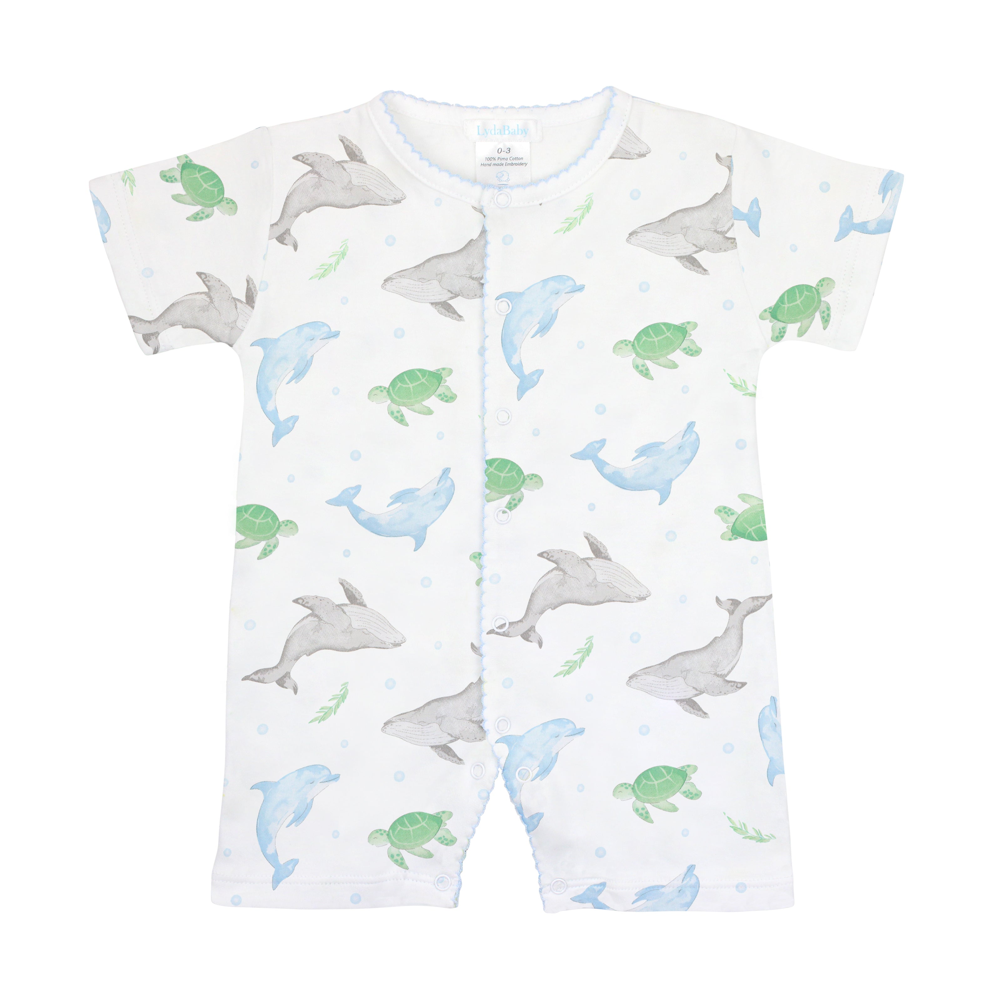 Ocean Friends Printed Romper | Baby Boy